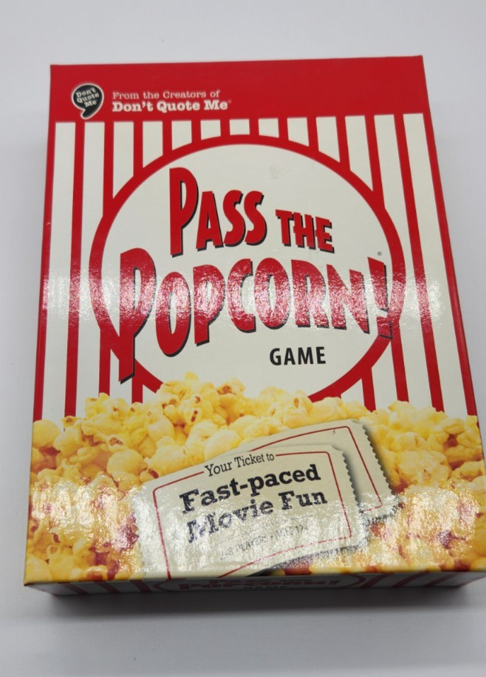 PASS THE POPCORN GAME – the trivia card game FAST PACED MOVIE FUN by Wiggles