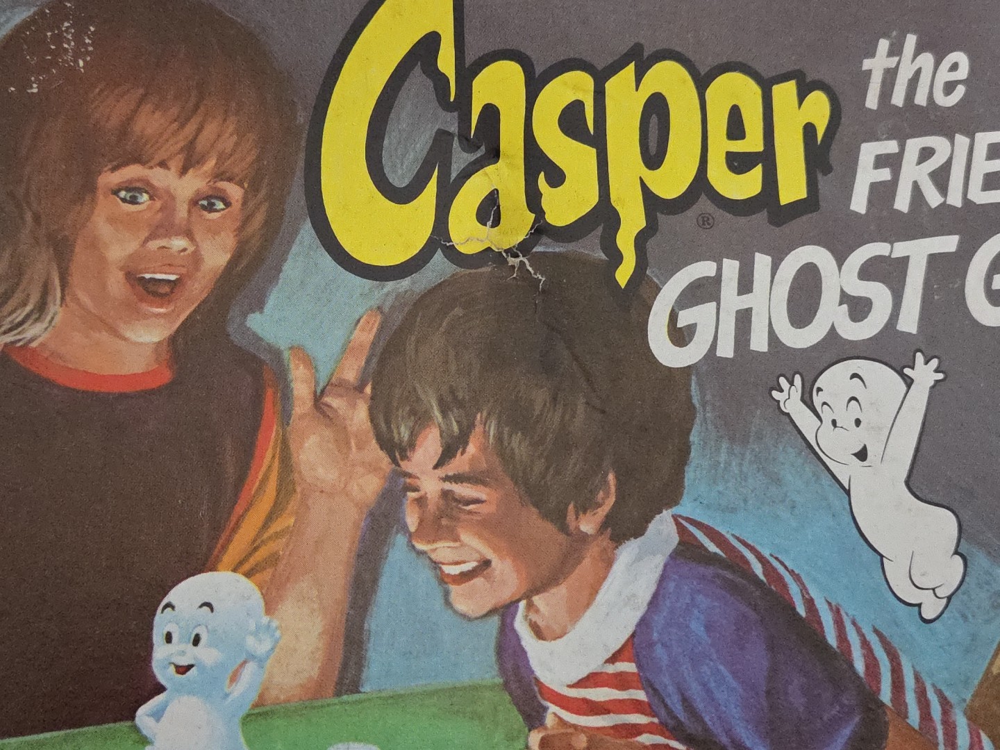 Vintage 1974 Casper The Friendly Ghost Game By Schaper Complete Read