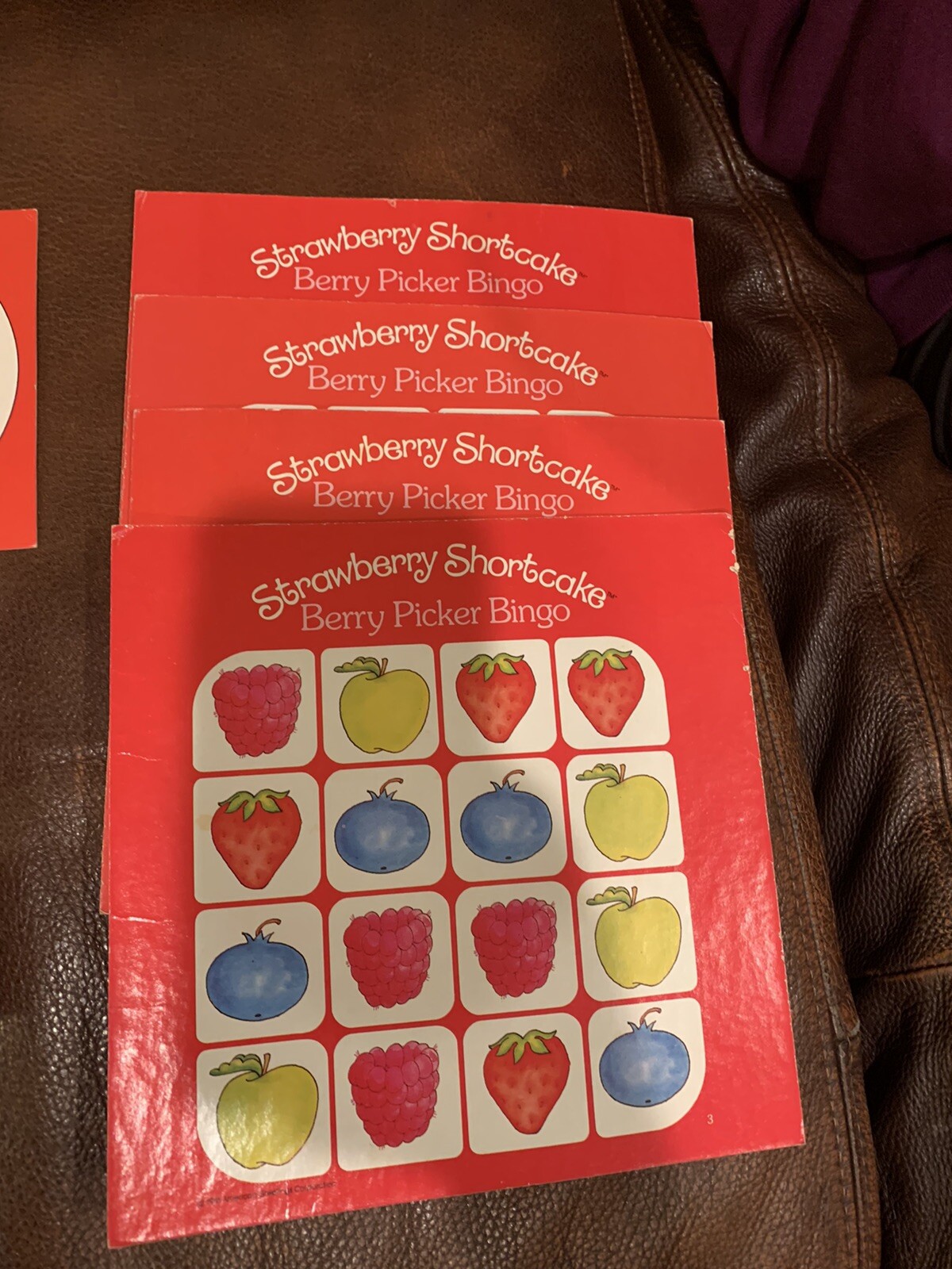 Vintage Strawberry Shortcake Game Basket 4 Berry Fun Games 1981 Parker Bros RARE