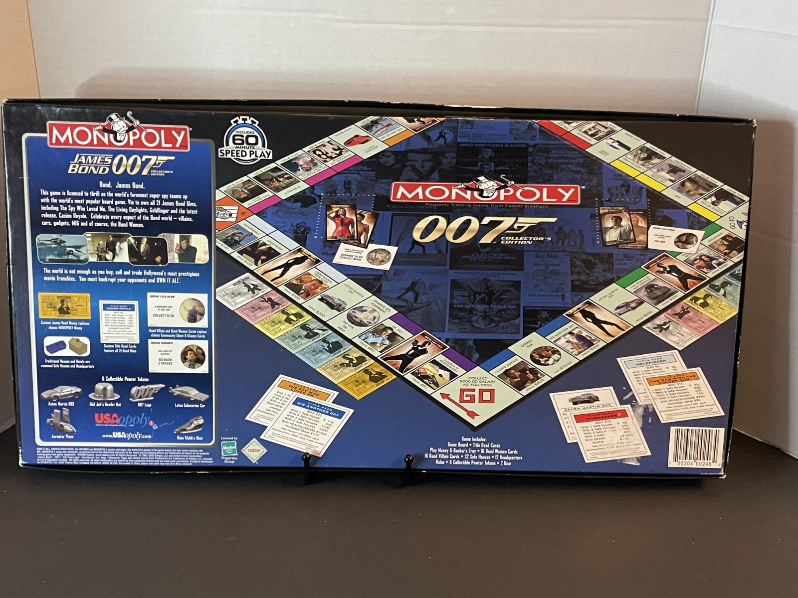 Monopoly James Bond 007 Collector’s Edition Board Game Hasbro 2006 – Complete