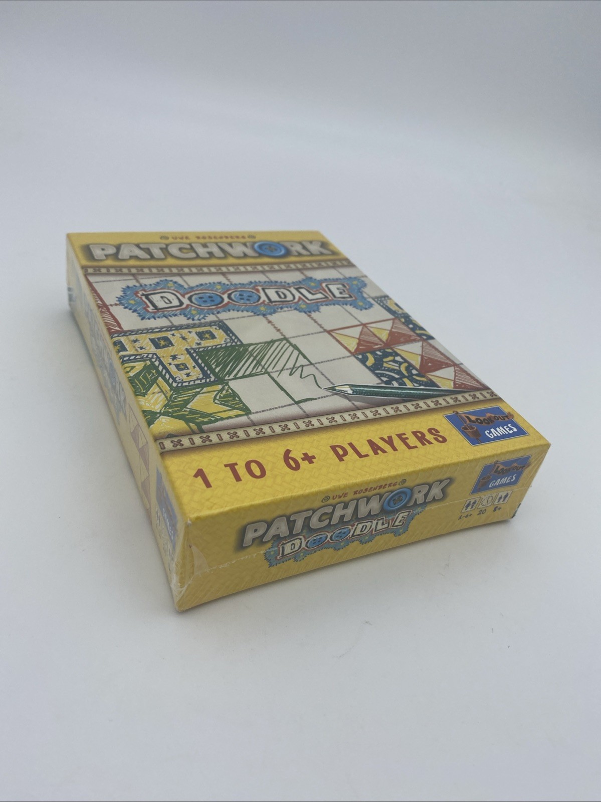 Patchwork Doodle Family Board Game By Lookout Games