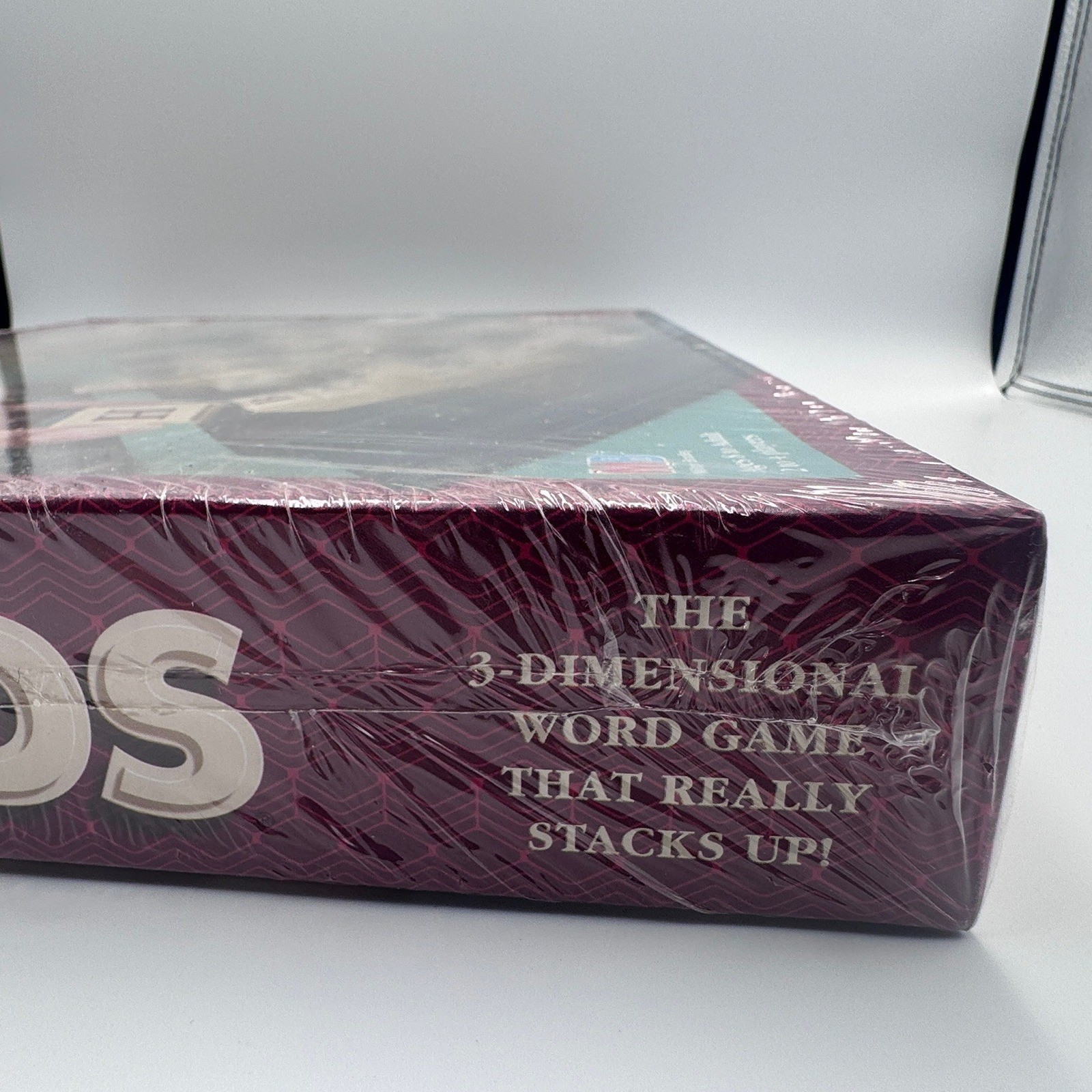 Milton Bradley Upwords 3D Word Game 1997 Expanded 10×10 Grid New Sealed 4312
