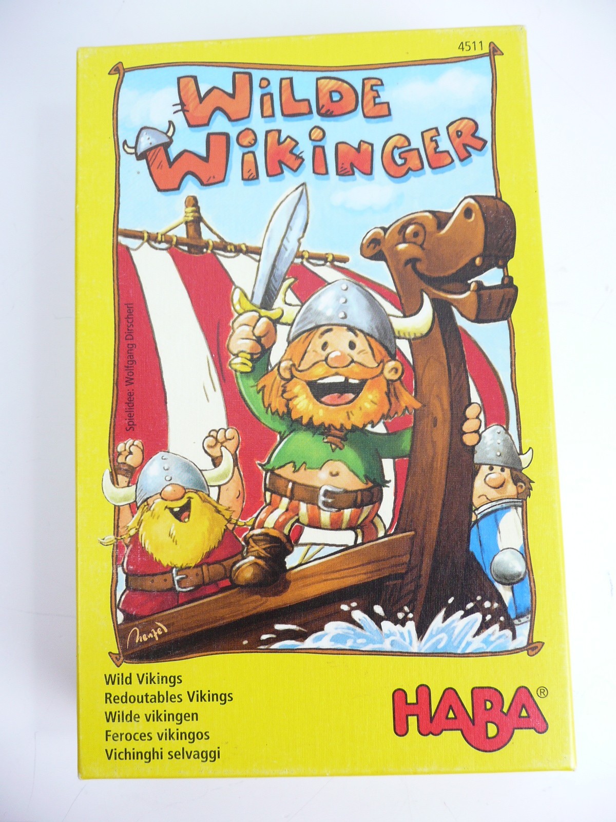 HABA Board Game Wilde Wikinger Wild Vikings Box Germany