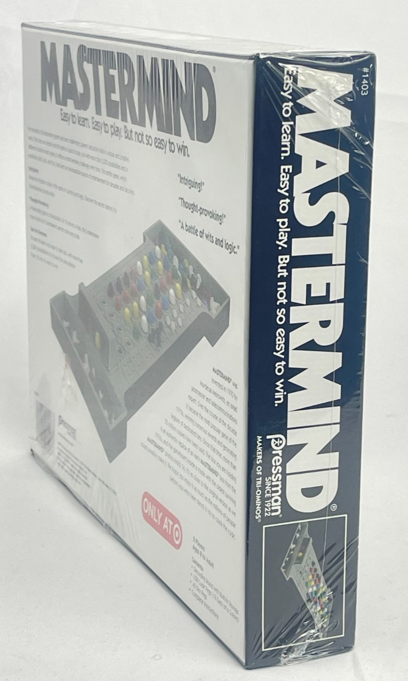 Mastermind Board Game Pressman 1403 New Sealed Strategy Logic Crack The Code