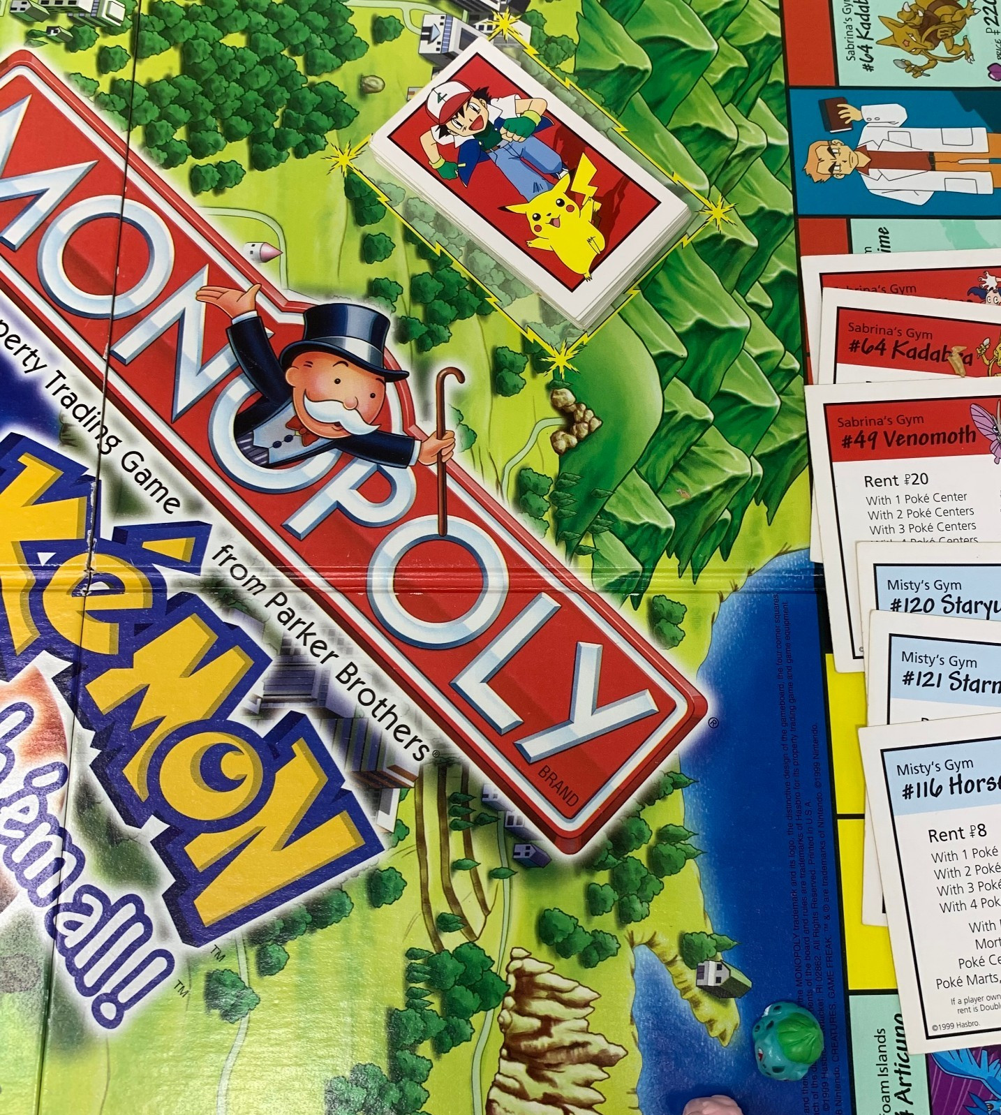 Vintage 1999 Pokemon Monopoly Collector’s Edition COMPLETE Nintendo Board Game