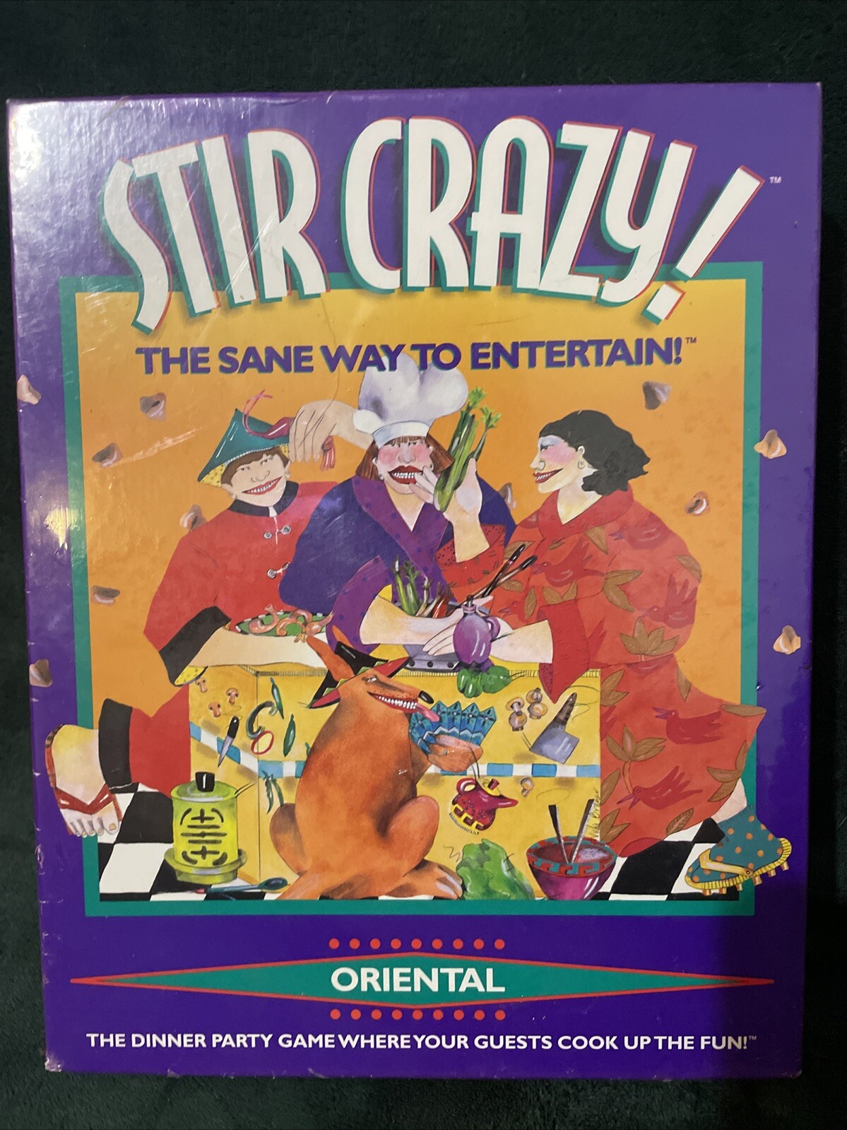 Stir Crazy Oriental dinner party Game for 6-12 Players 1996 – Brand New