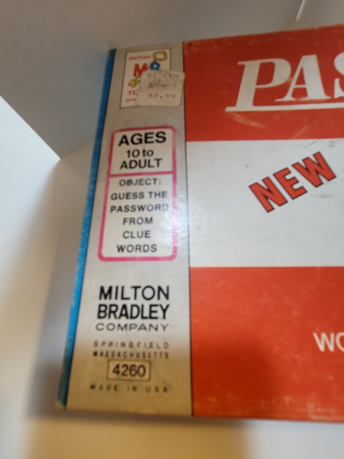 Password Game 1962 Twelfth Edition Milton Bradley Company 4260 Clue Vintage