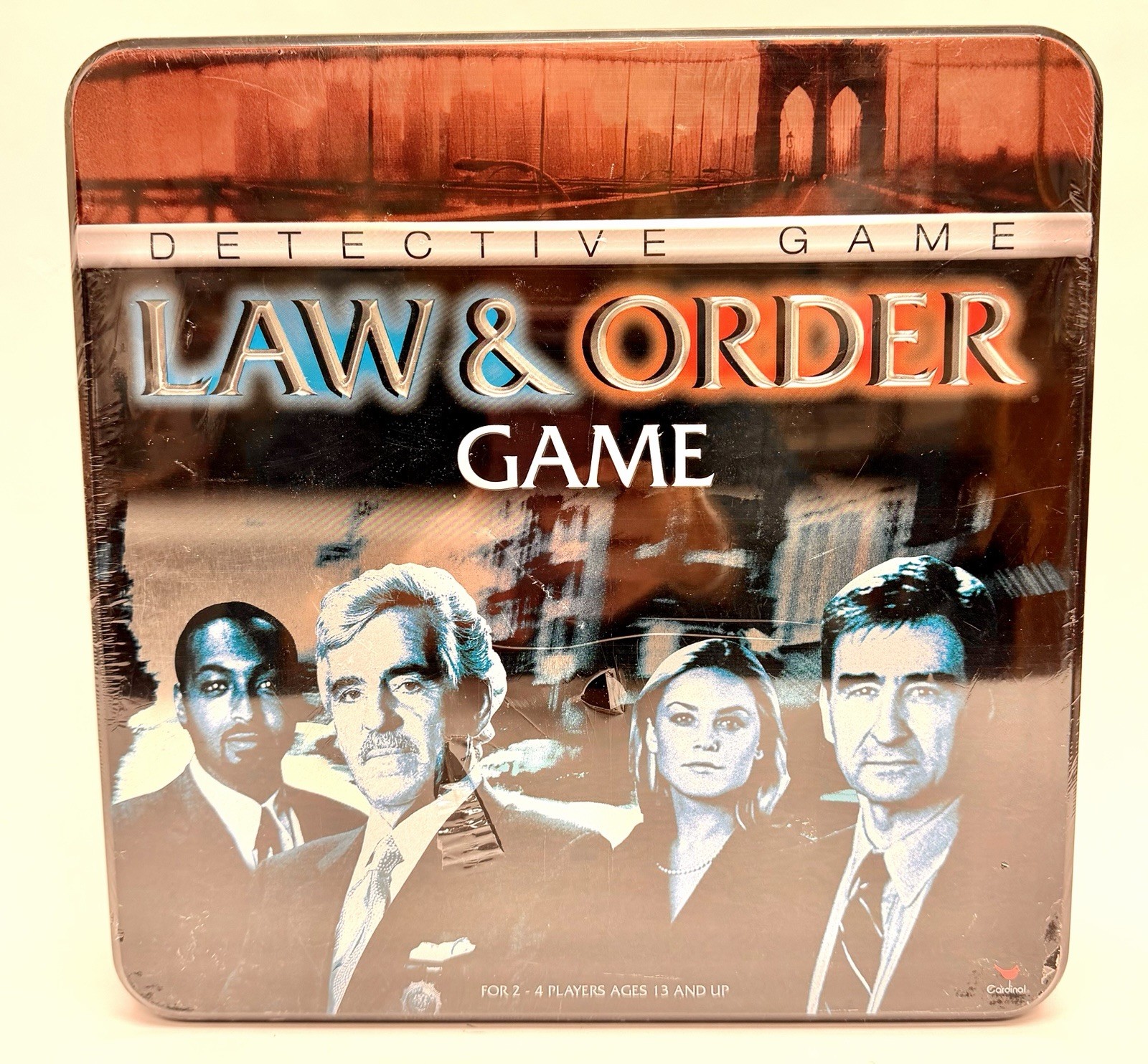 New! Law & Order Game: Metal Tin #8517