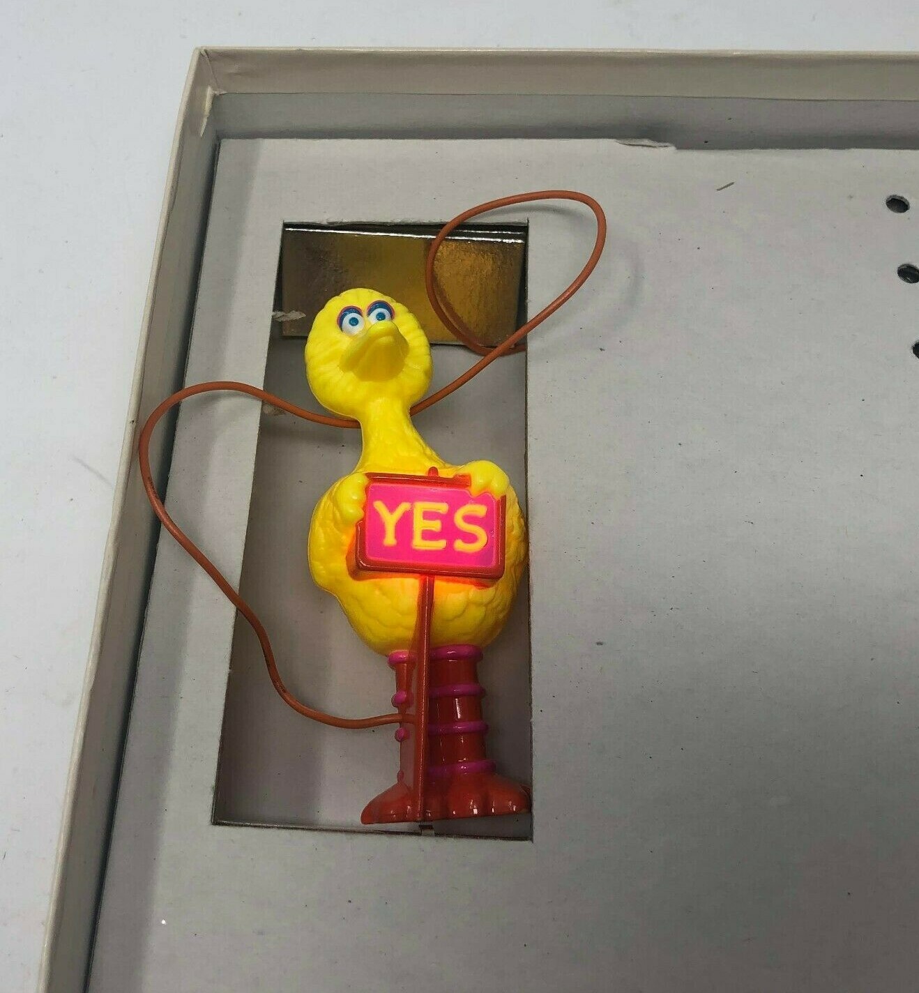 Vintage 1986 Sesame Street Light and Learn Letter & Number Matching Game – Works