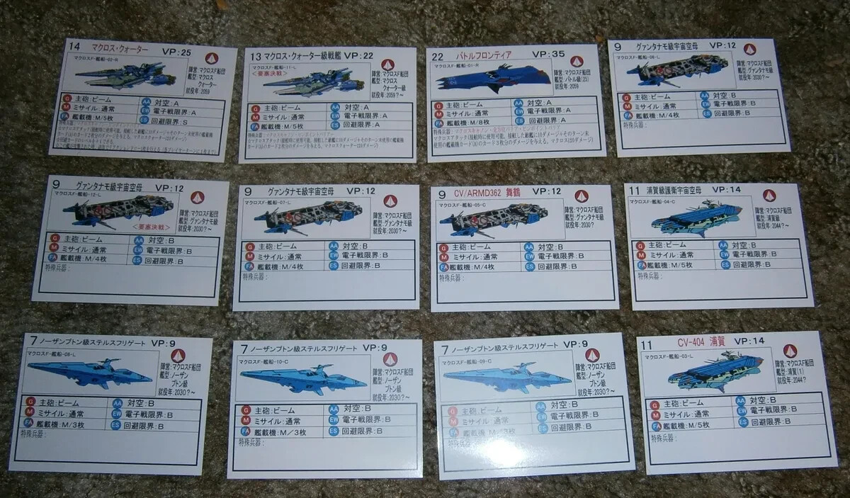 Ships and Tactics – Japanese doujin card game – MACROSS FRONTIER deck **NEW**