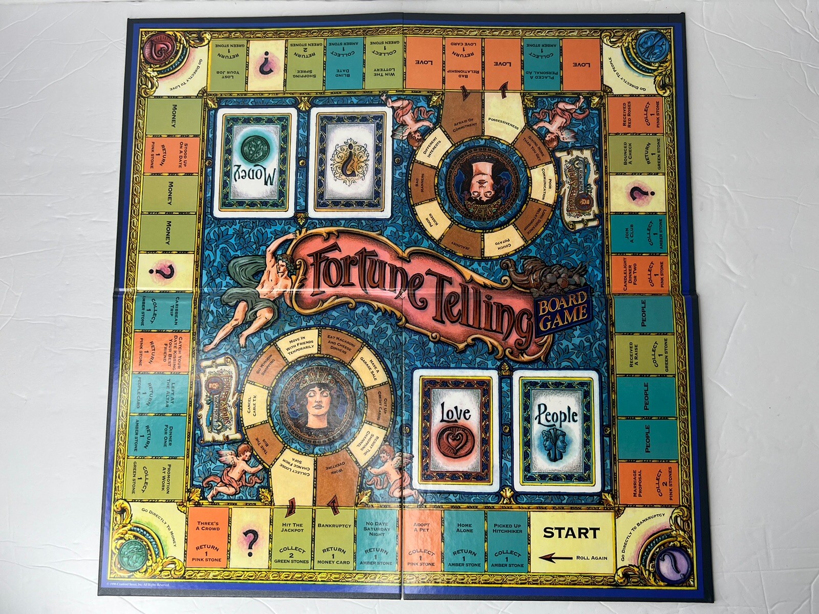 The Original Fortune Telling Board Game Jennifer Sands Love Money Destiny – Used