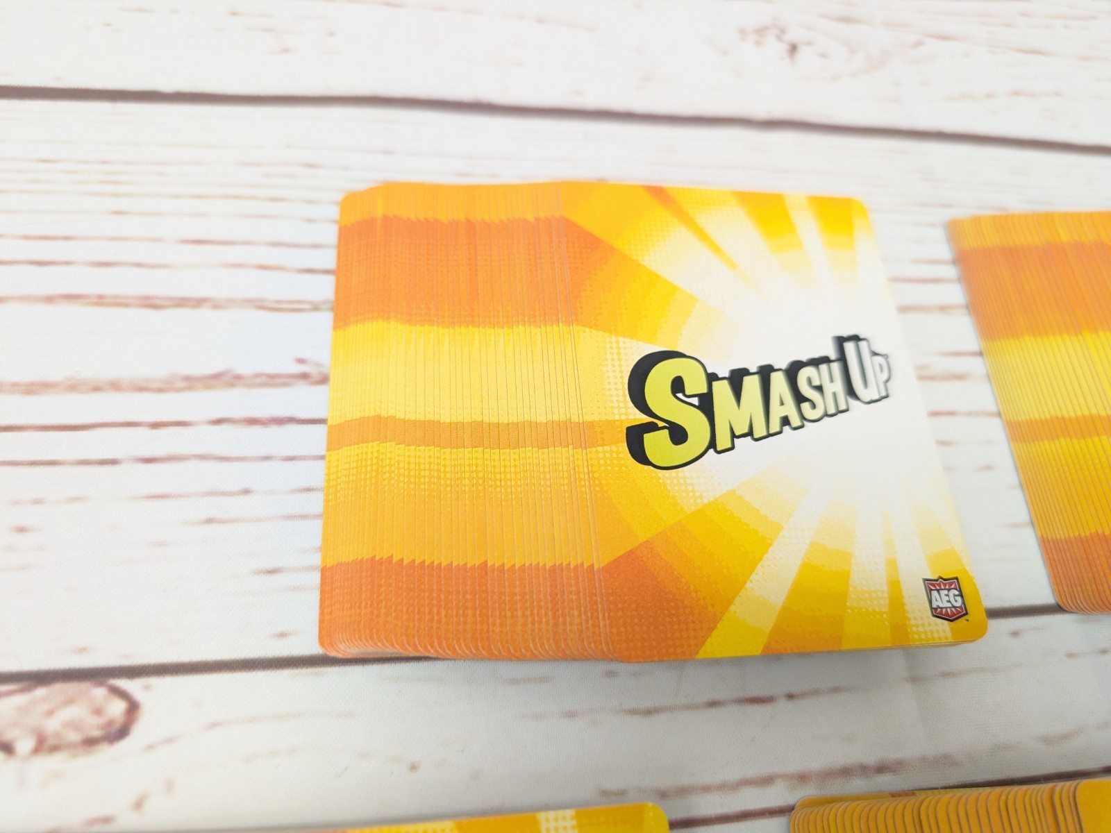 Smash Up Board Game Card Game Original Base Set & Big Geeky Box Contents AEG