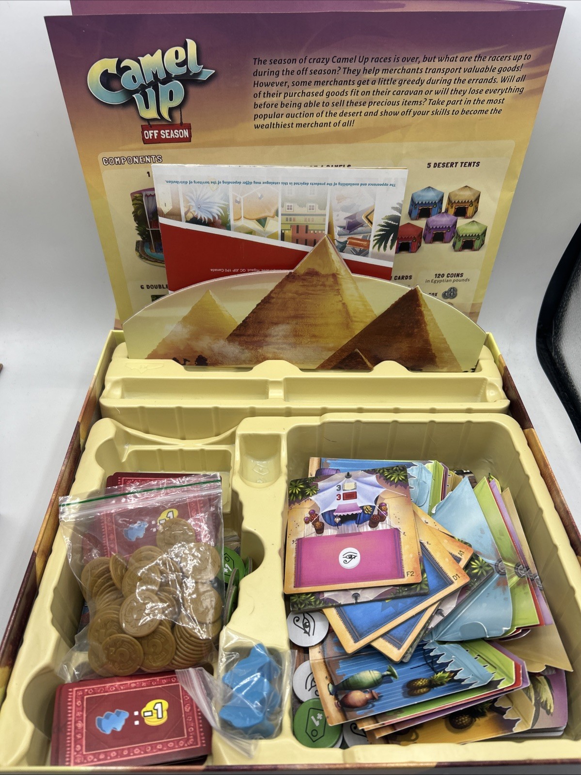 Camel Up Off Season Board Game – Pretzel Games Family Party 2021 – Complete