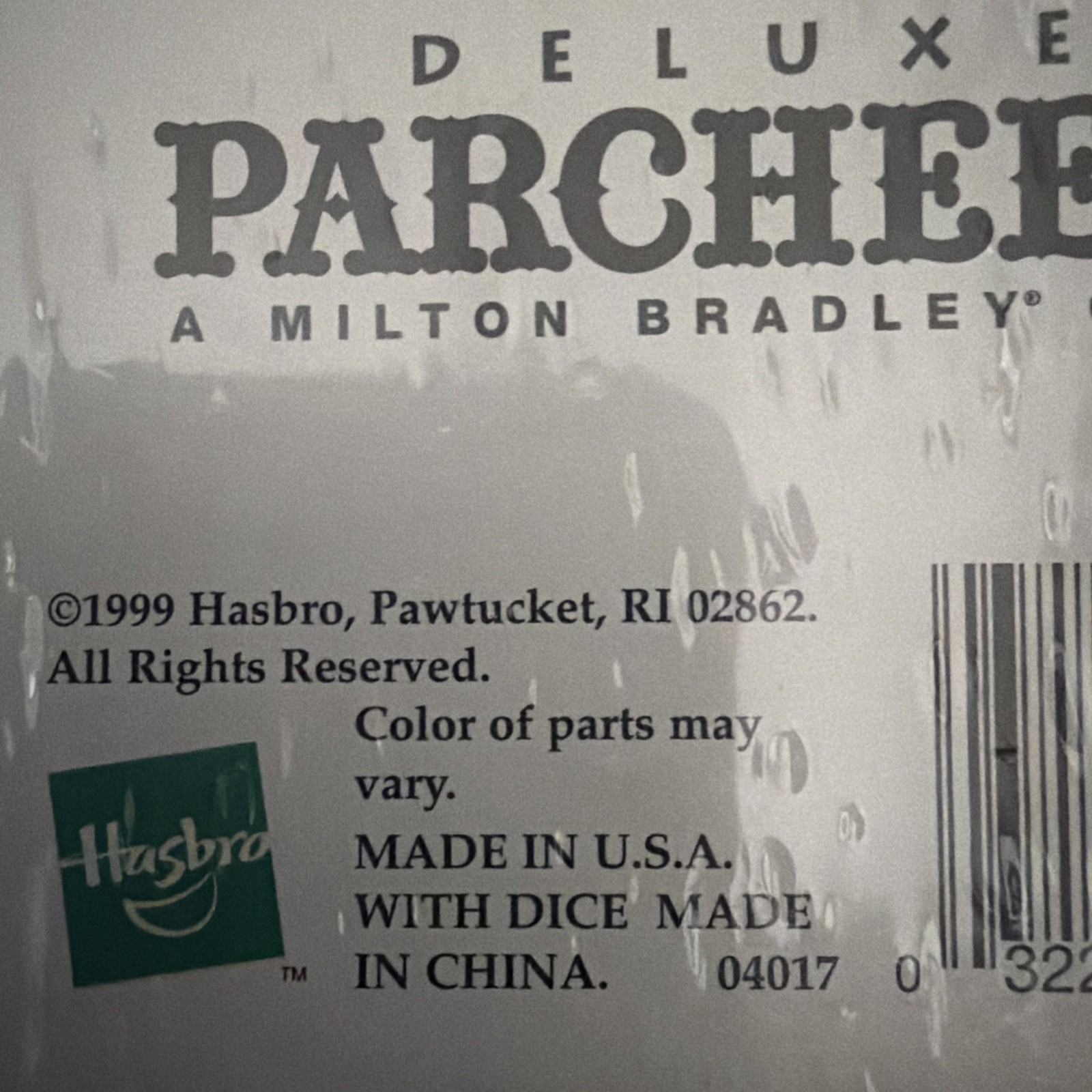Milton Bradley 1999 Deluxe Parcheesi Board Game Sealed