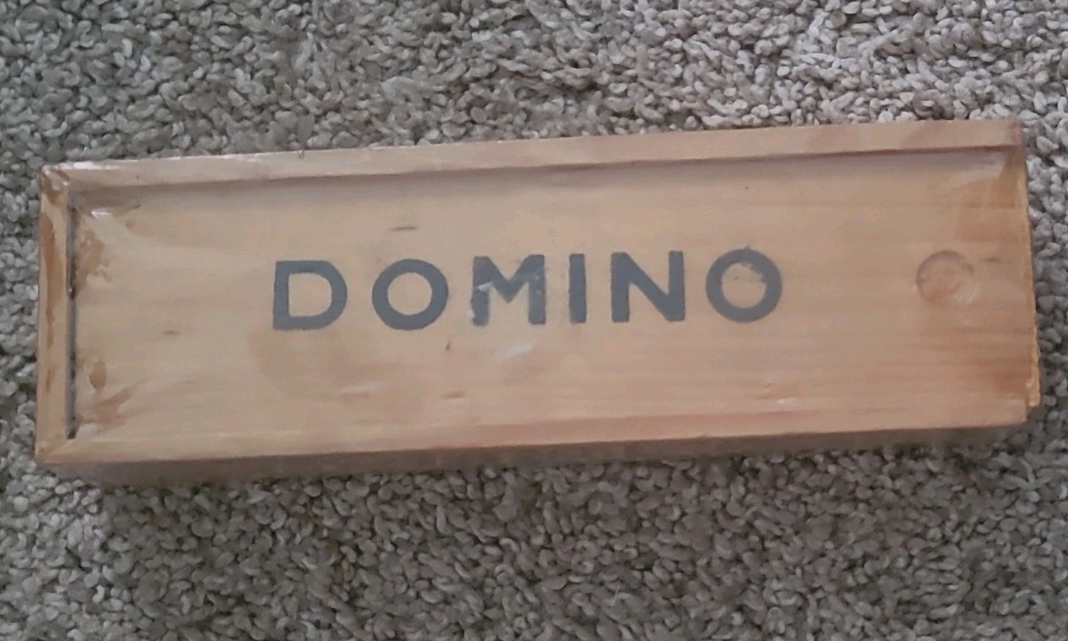 Vintage Domino Tile Game Complete Set Wooden Case Box, sealed