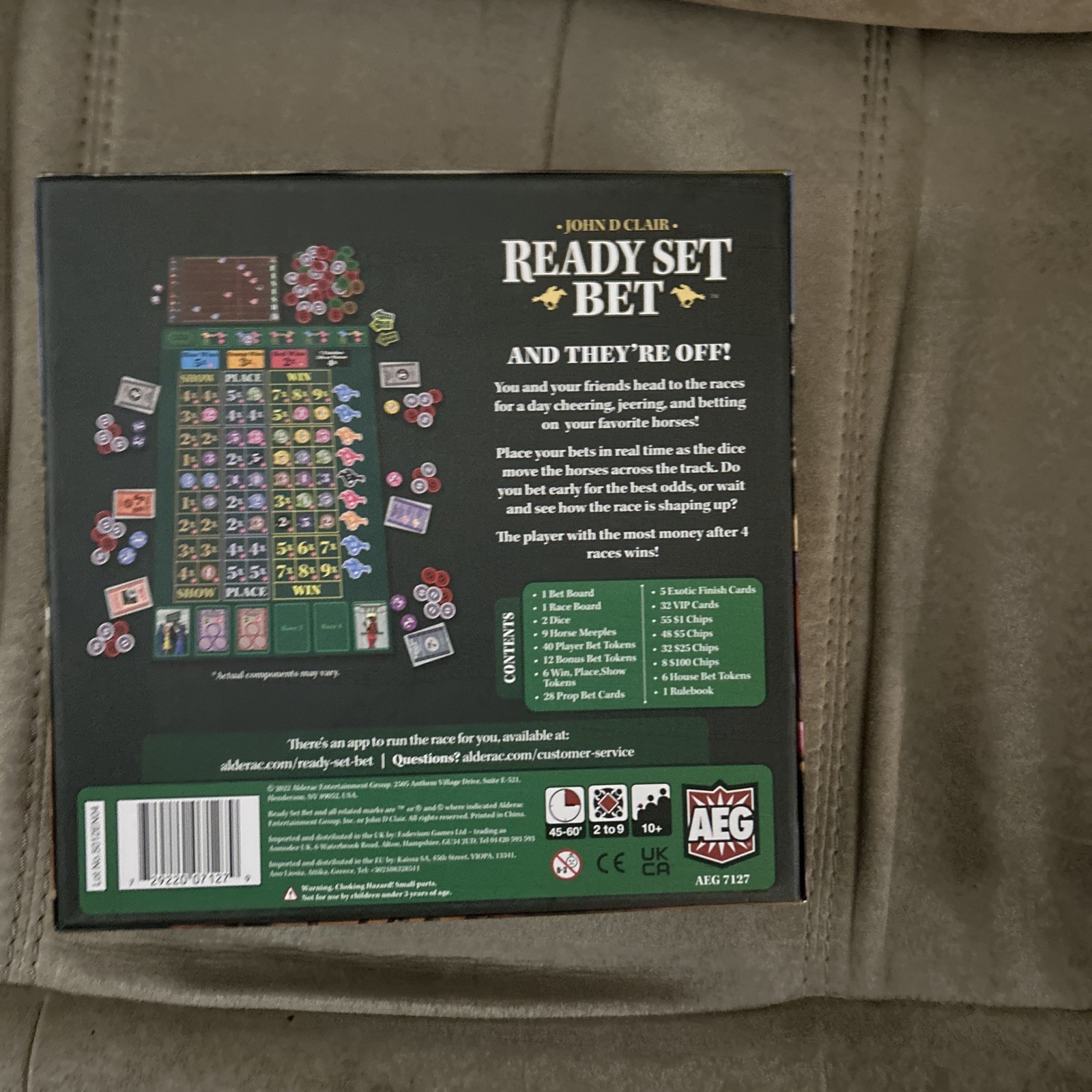 ALDERAC Ready Set Bet Complete Game