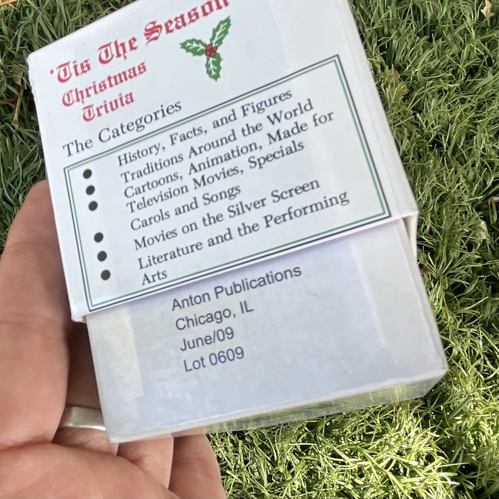 Tis The Season Christmas Trivia Card Game Family Timeless Holiday Knowledge Fun