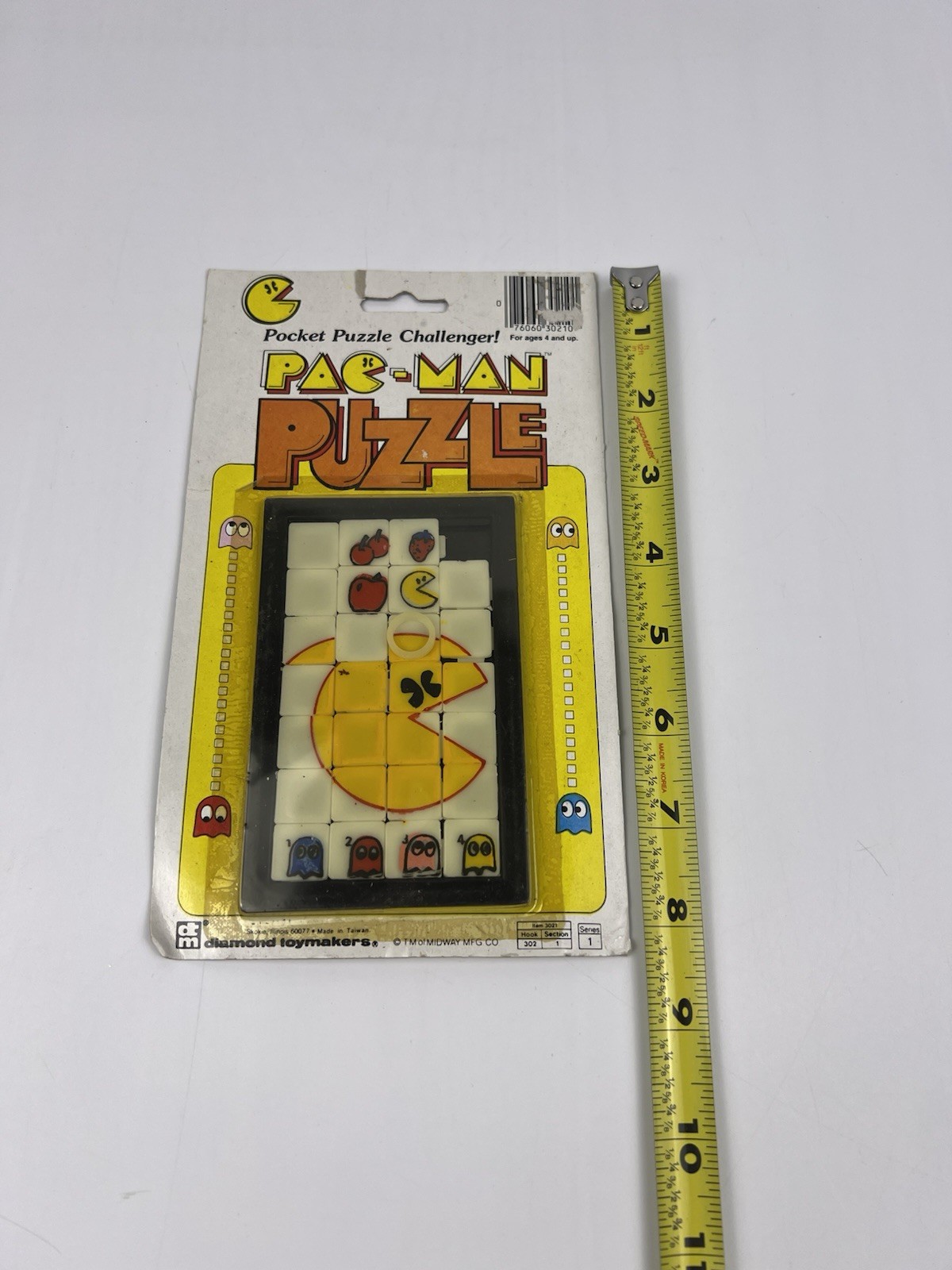 1981 Diamond Toymakers Pac-Man Pocket Puzzle Challenger MOC Sealed