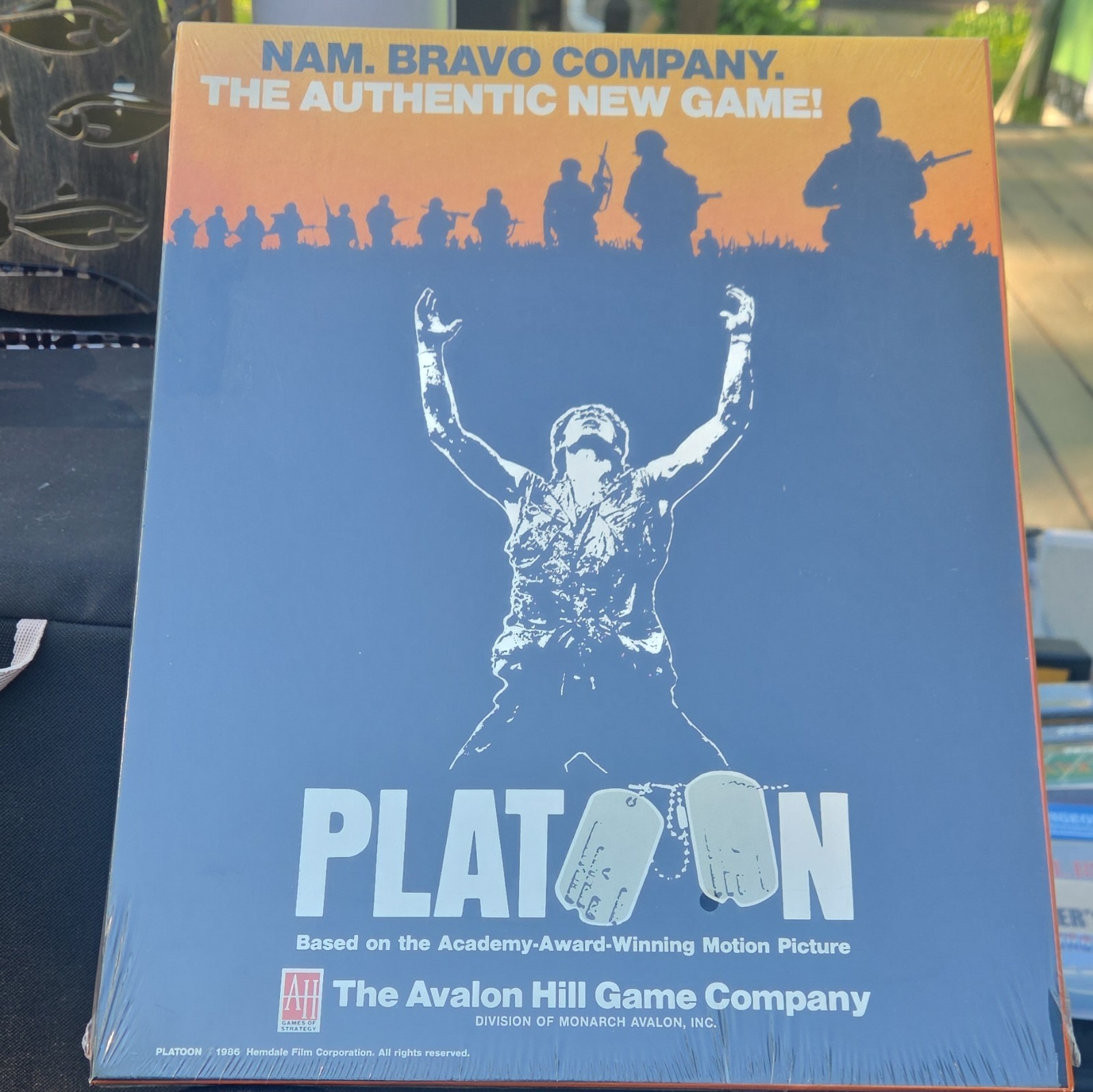 The Avalon Hill Game Company Platoon Vietnam War Board Game 1986 2+ 17+ M4510