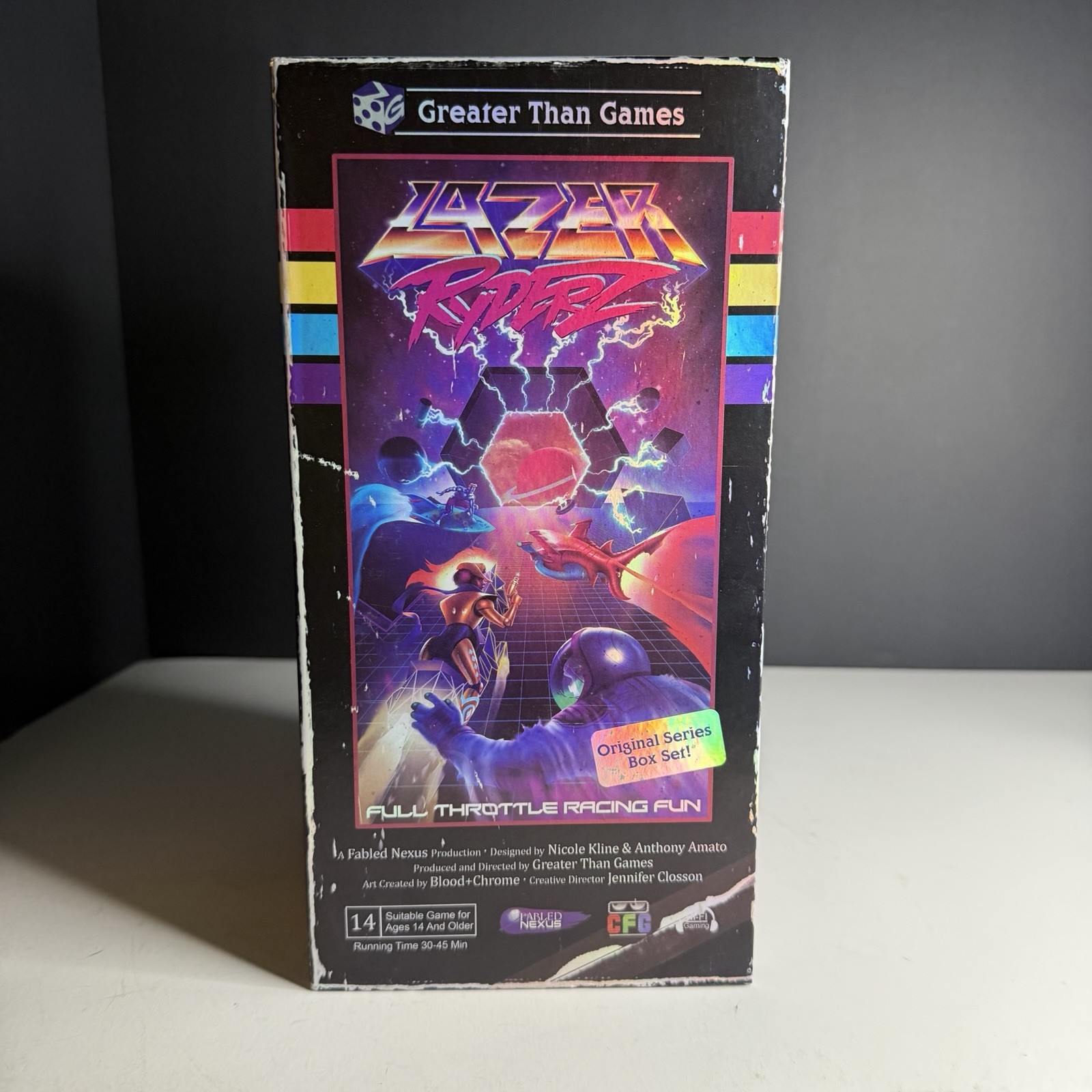 Lazer Ryderz Original Series Box Set Greater Than Games OOP Includes 4 Character