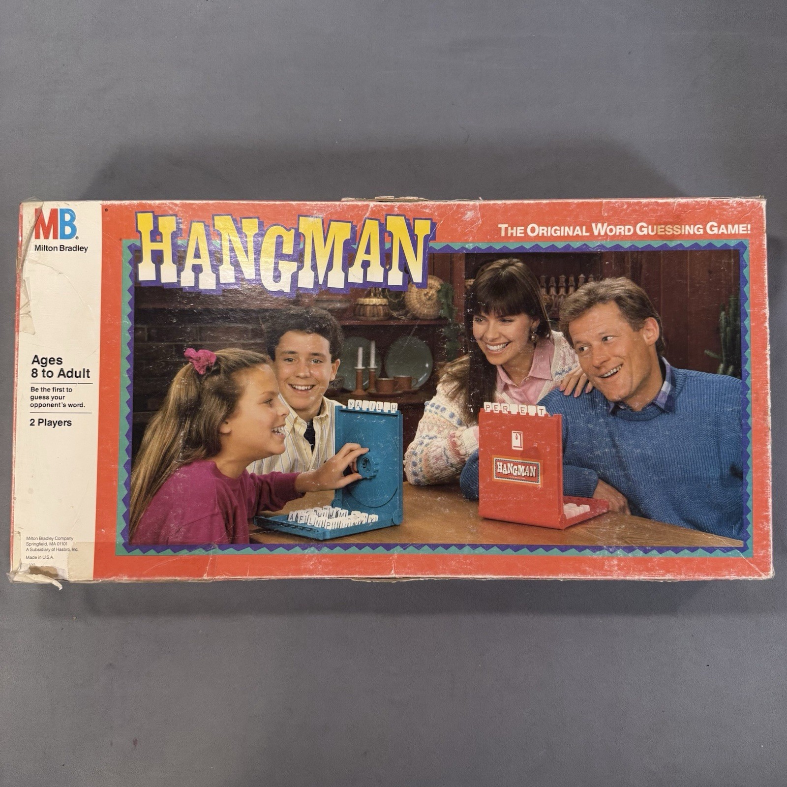 Vintage 1988 Milton Bradley Hangman Word Game – Good Condition