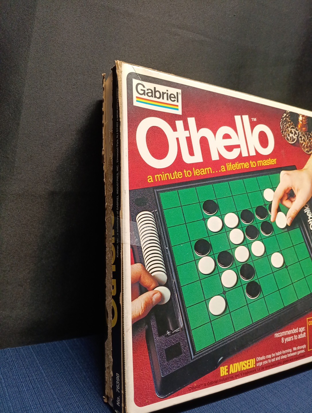 Rare New!! Vintage Othello Board Game Gabriel Complete Unused Sealed Chips 1977