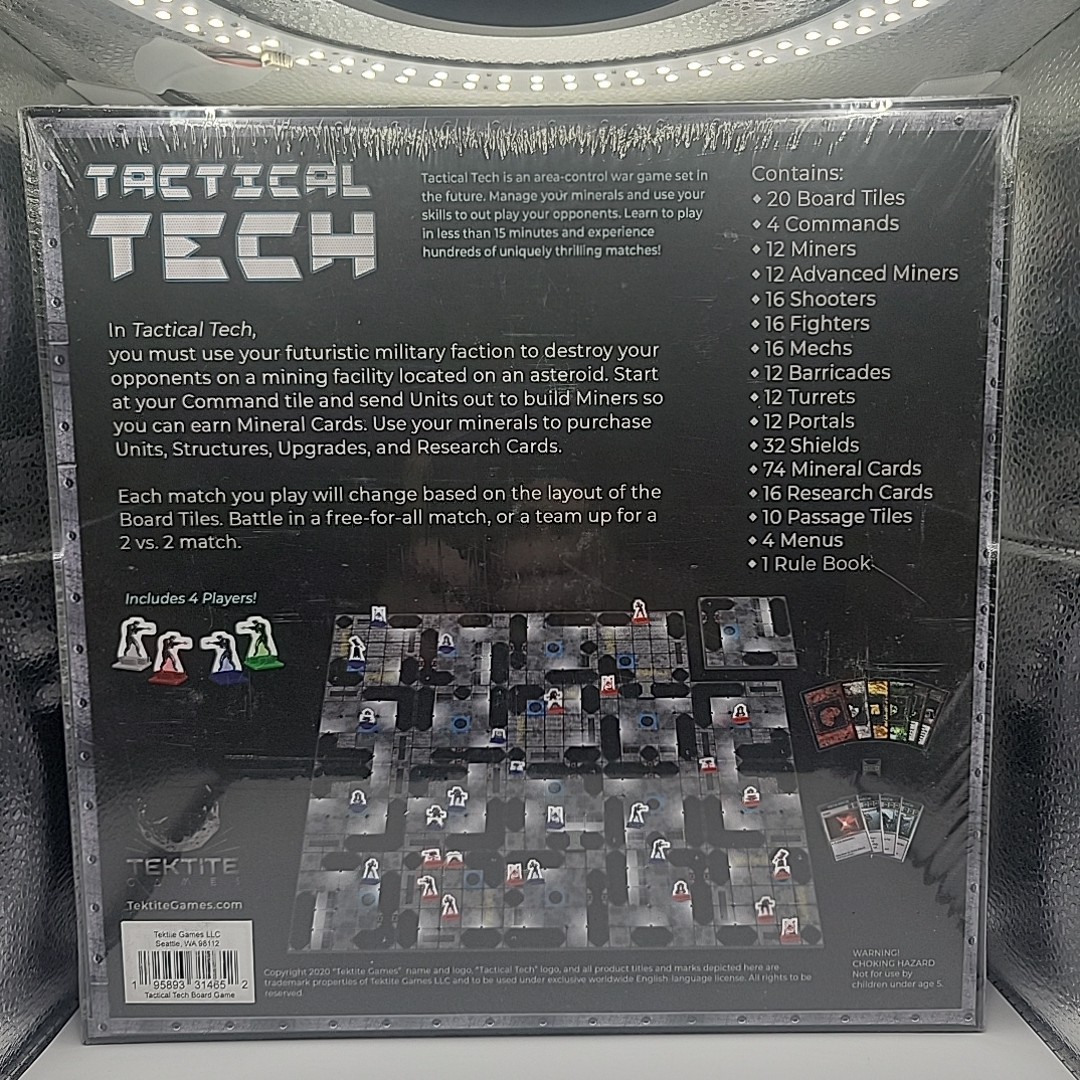 Tektite Tactical Tech Space War Board Game for 2 to 4 Players Ages 12+ and Up