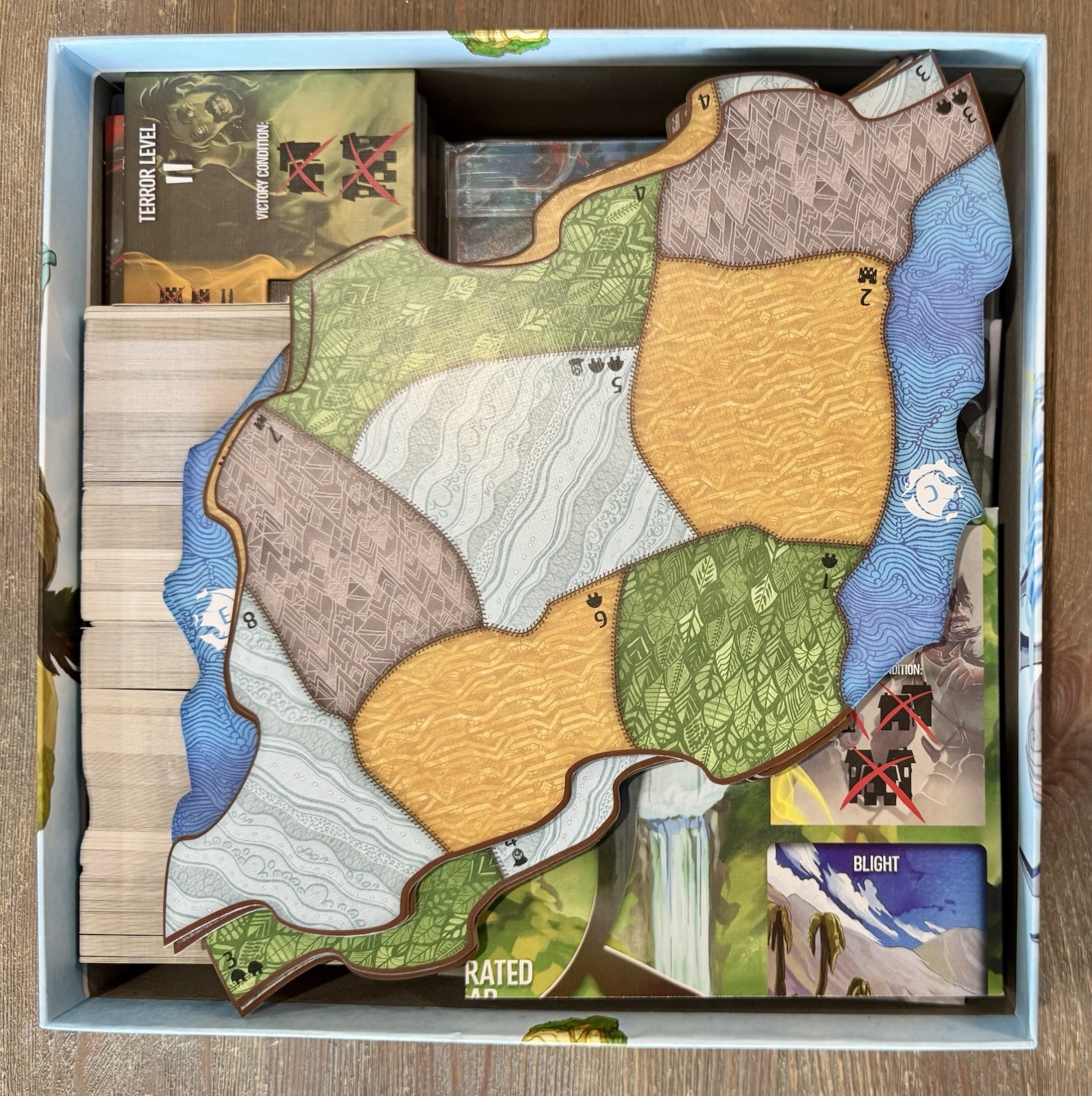 Spirit Island Board Game Lot 5 exp Branch Claw Jagged Earth ++ Premium Tokens