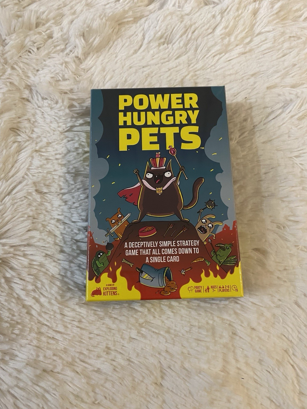 Exploding Kittens: Power Hungry Pets Funny Party Card Game Brand New