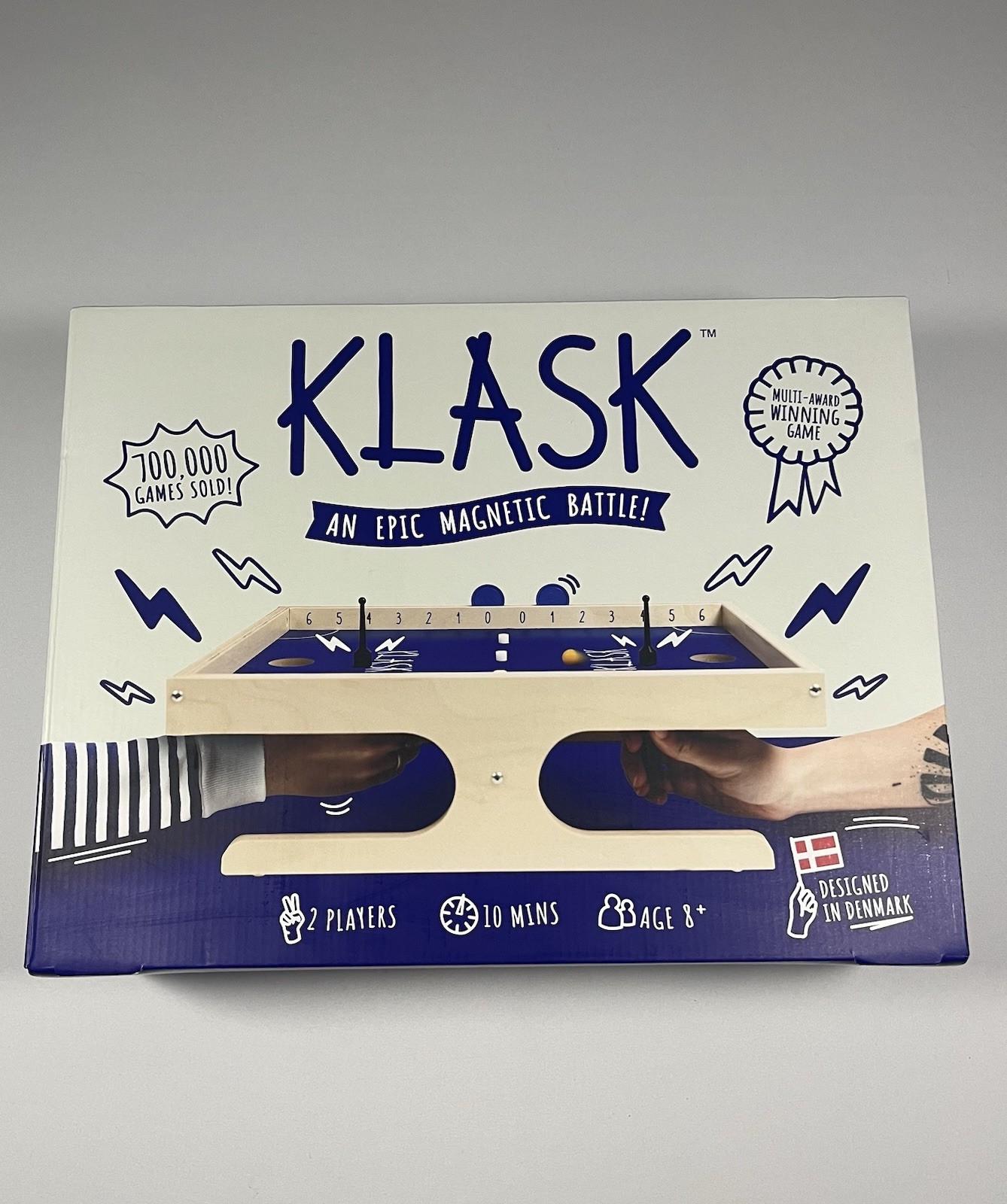 Klask Game An Epic Magnetic Battle Designed In Denmark Asmodee Brand New Sealed