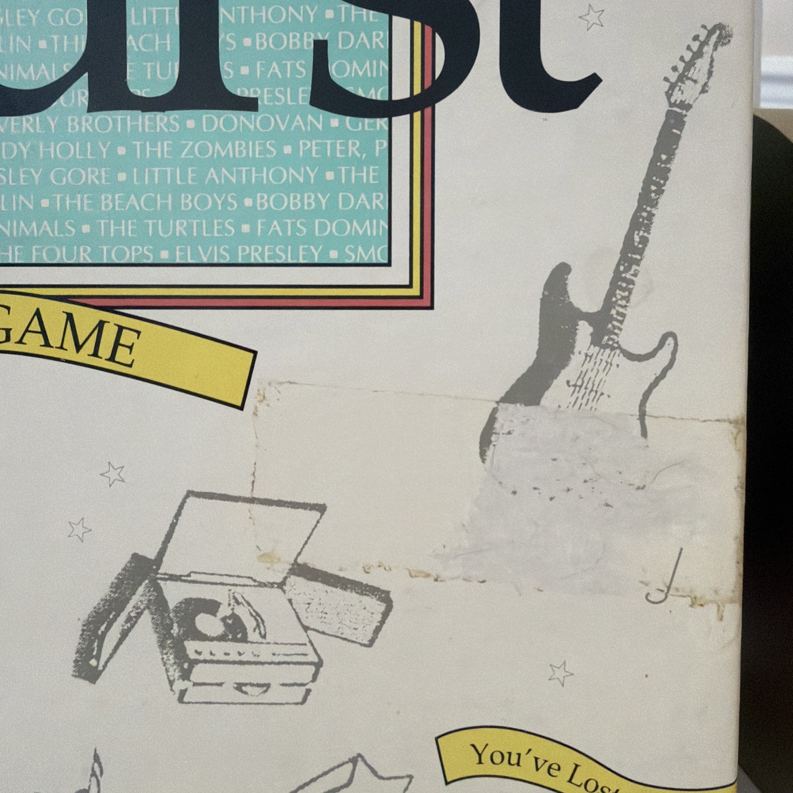 SongBurst Complete-The-Lyric Game 50’s/60’s Edition Music Trivia Complete