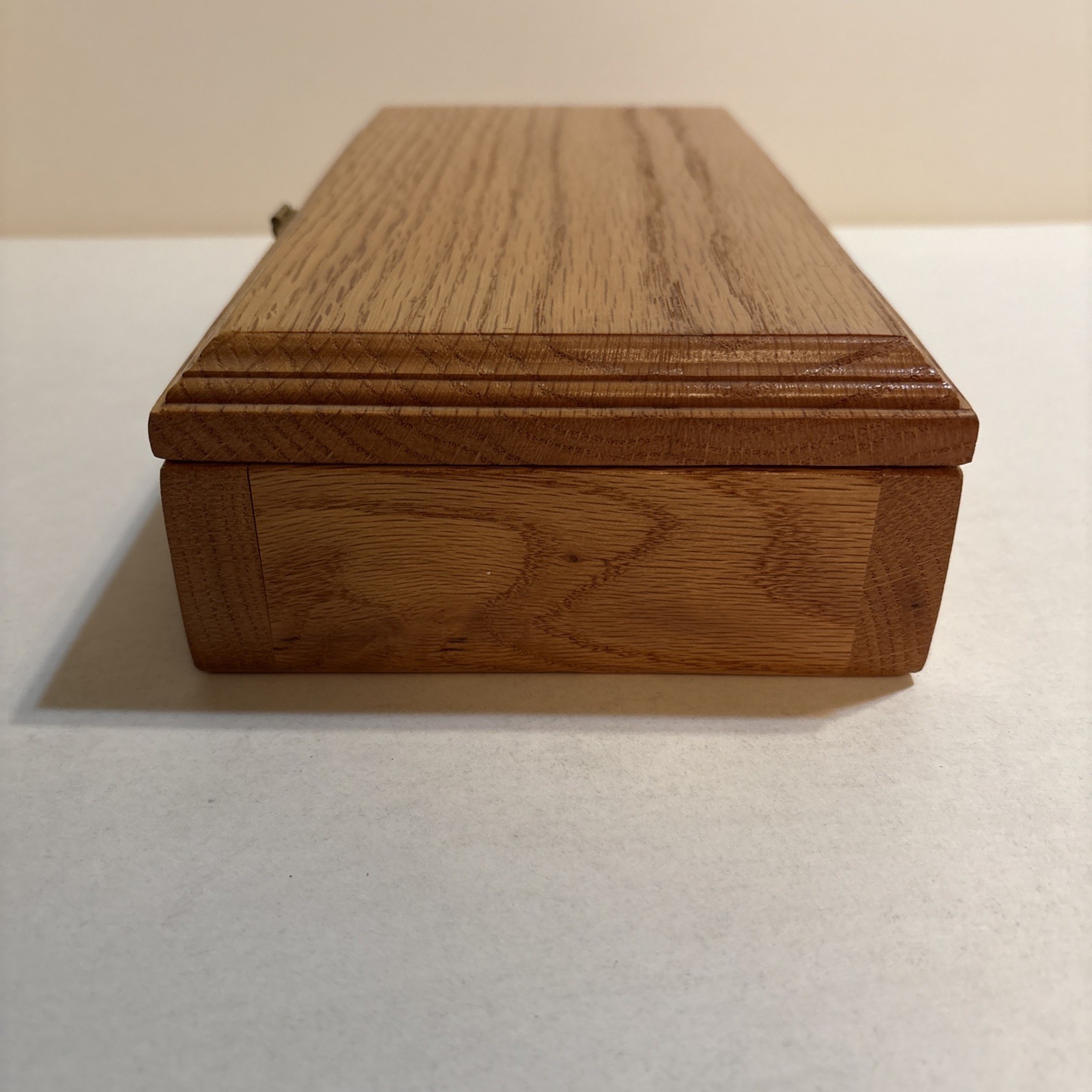 Dominoes RARE Thick White Beveled w/ Blue Dots In Heavy Wood Box 2 Spare Blanks