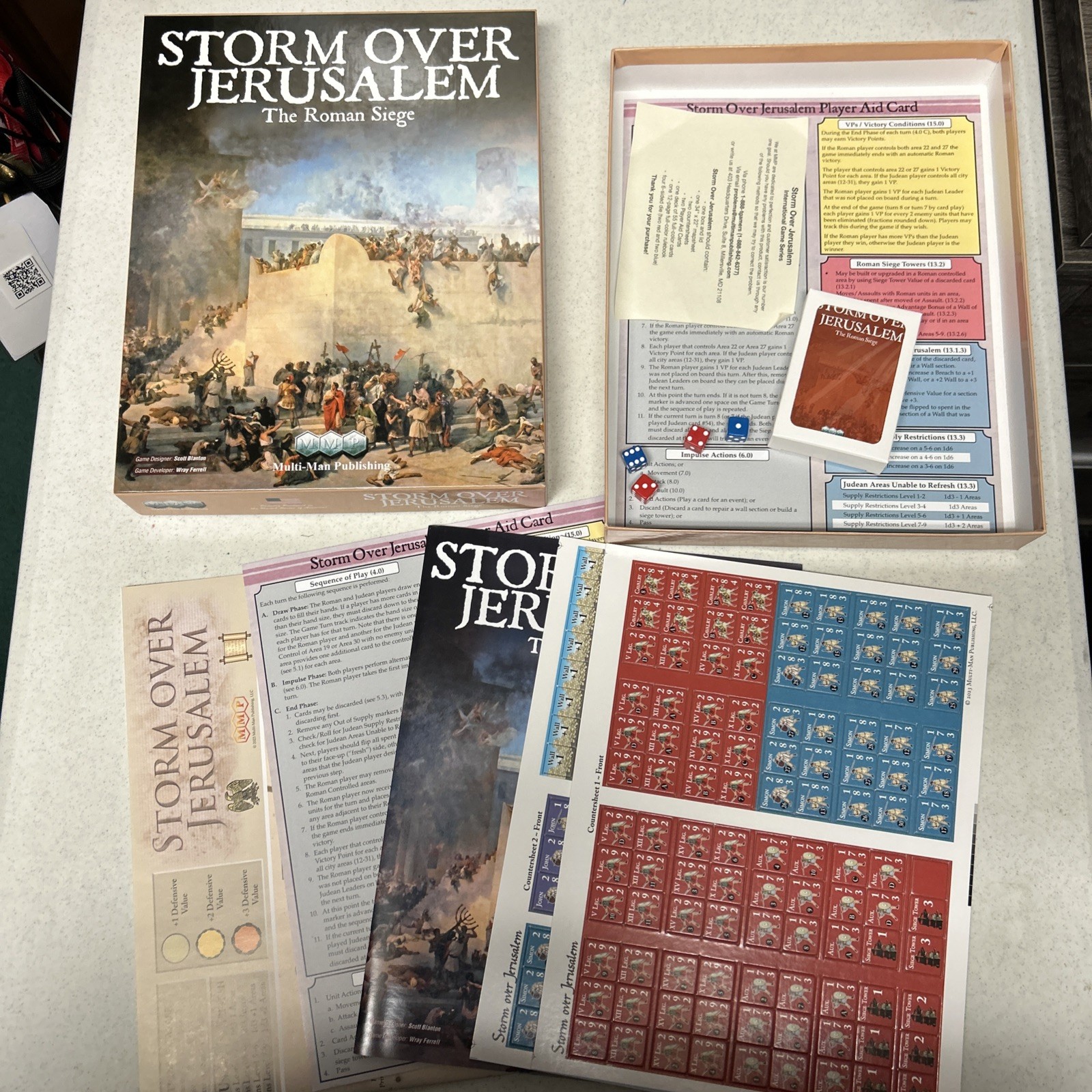 STORM OVER JERUSALEM THE ROMAN SEIGE – MMP – UNPUNCHED!!!