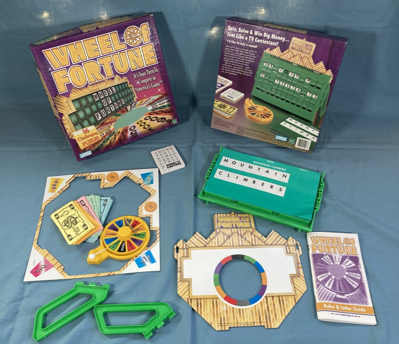 Wheel of Fortune Board Game • 1999 Vintage Parker Brothers / Hasbro