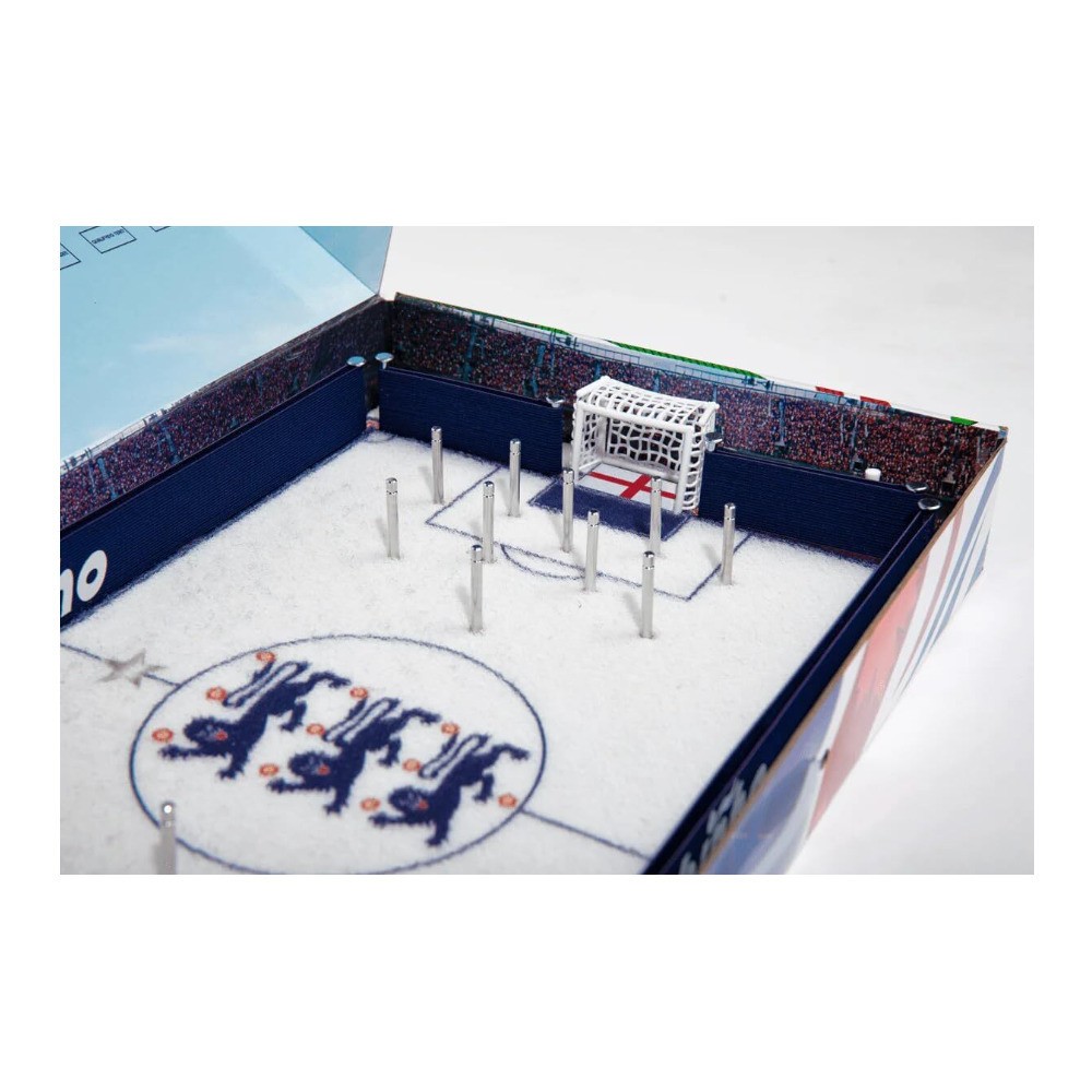 Binho Classic: England Edition 2 Player Tabletop Pinball Soccer Game