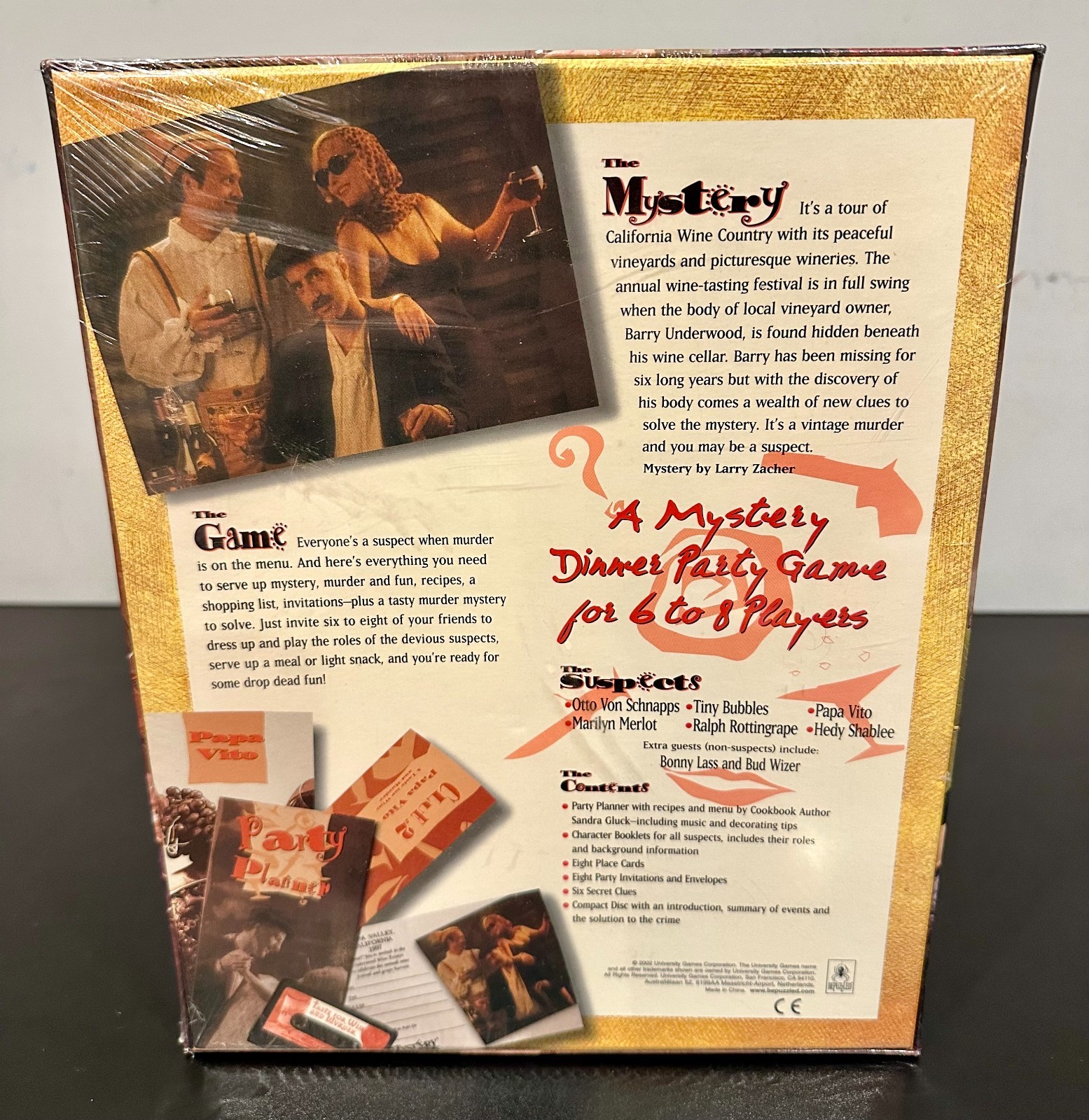 Murder Mystery Party Game: Dinner Party Game for 6 to 8 Players *NEW & SEALED*