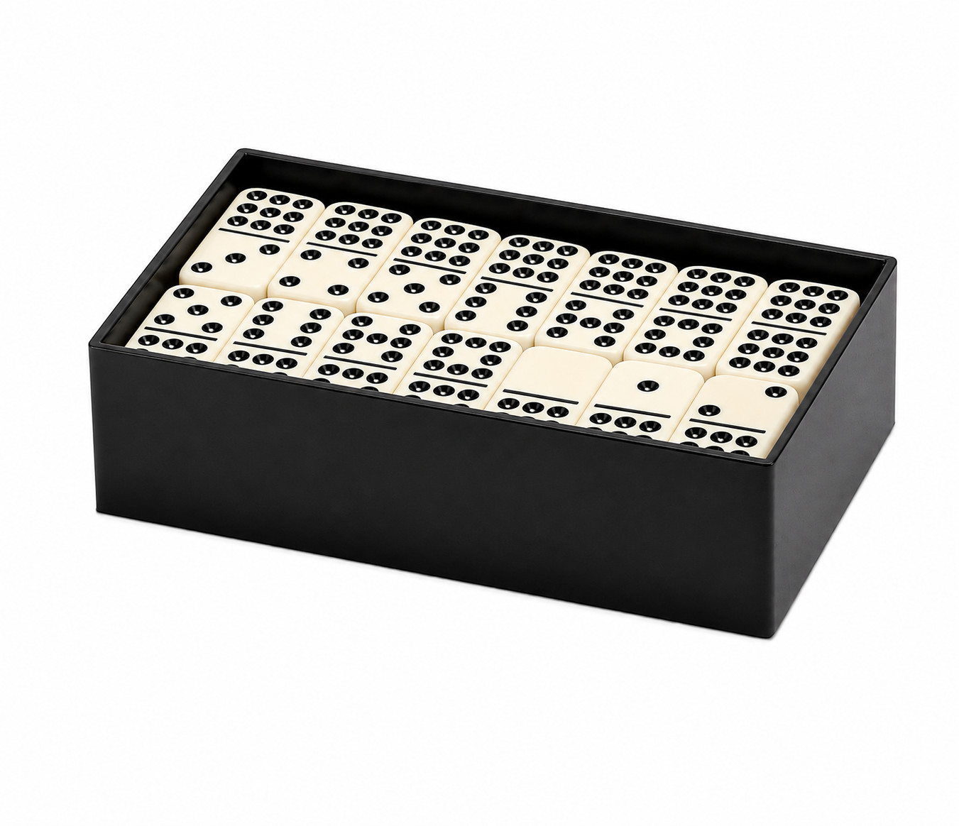 Dominoes Double 9 Nine Standard Size Ivory Color Tile