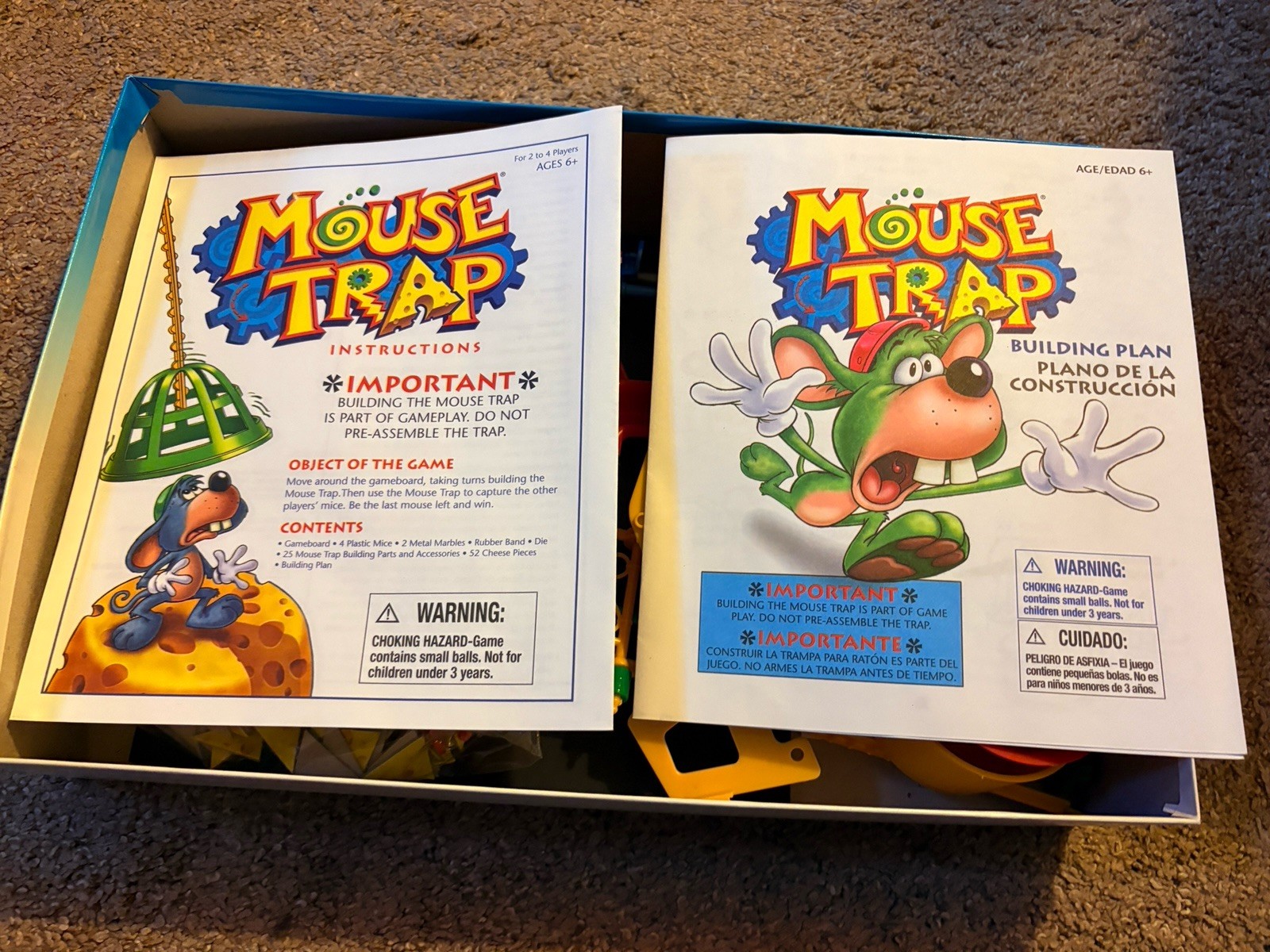 2005 Mouse Trap Game by Milton Bradley Complete