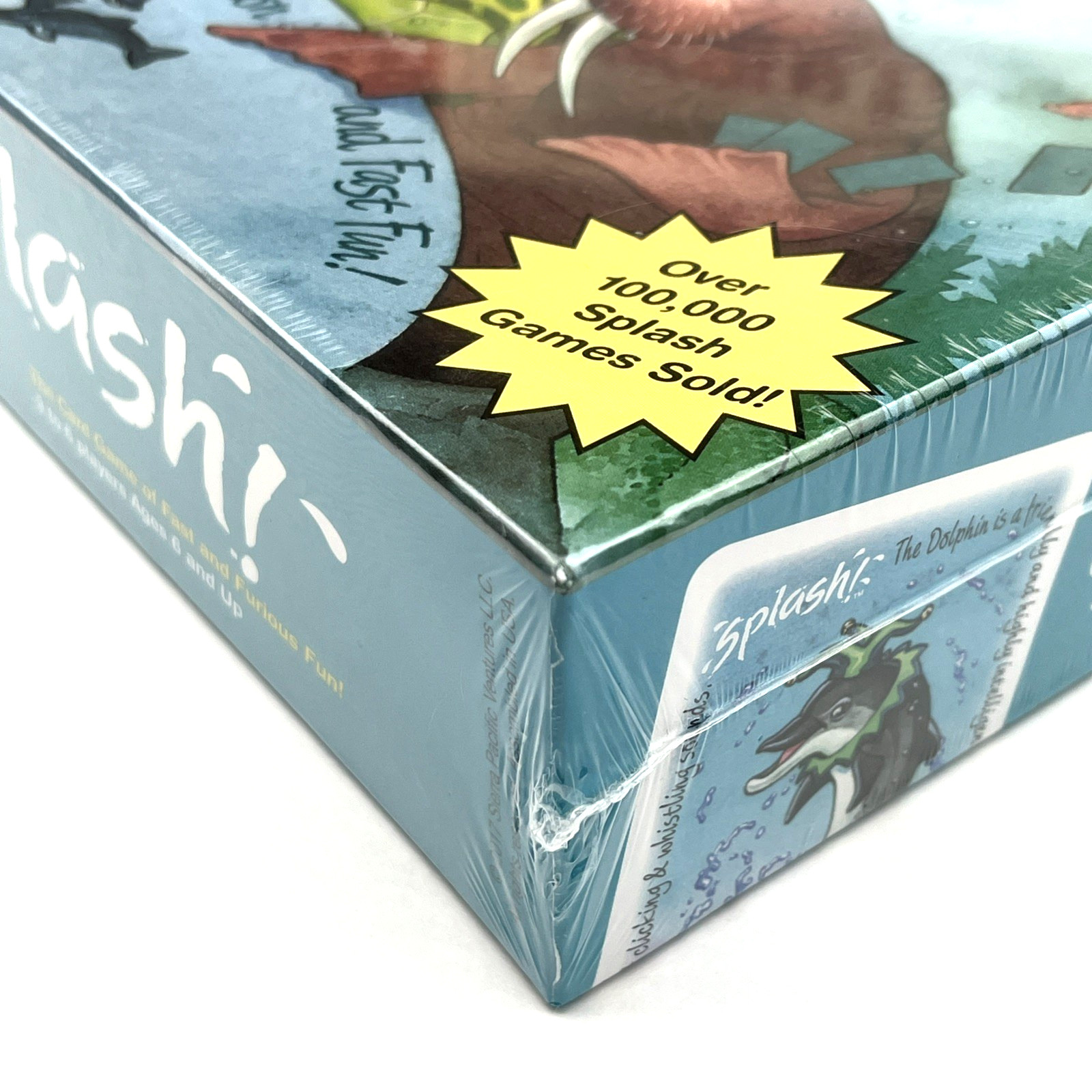 2017 SPLASH! Dolphins Children’s Family Card Game Ages 6+ NEW SEALED Damaged