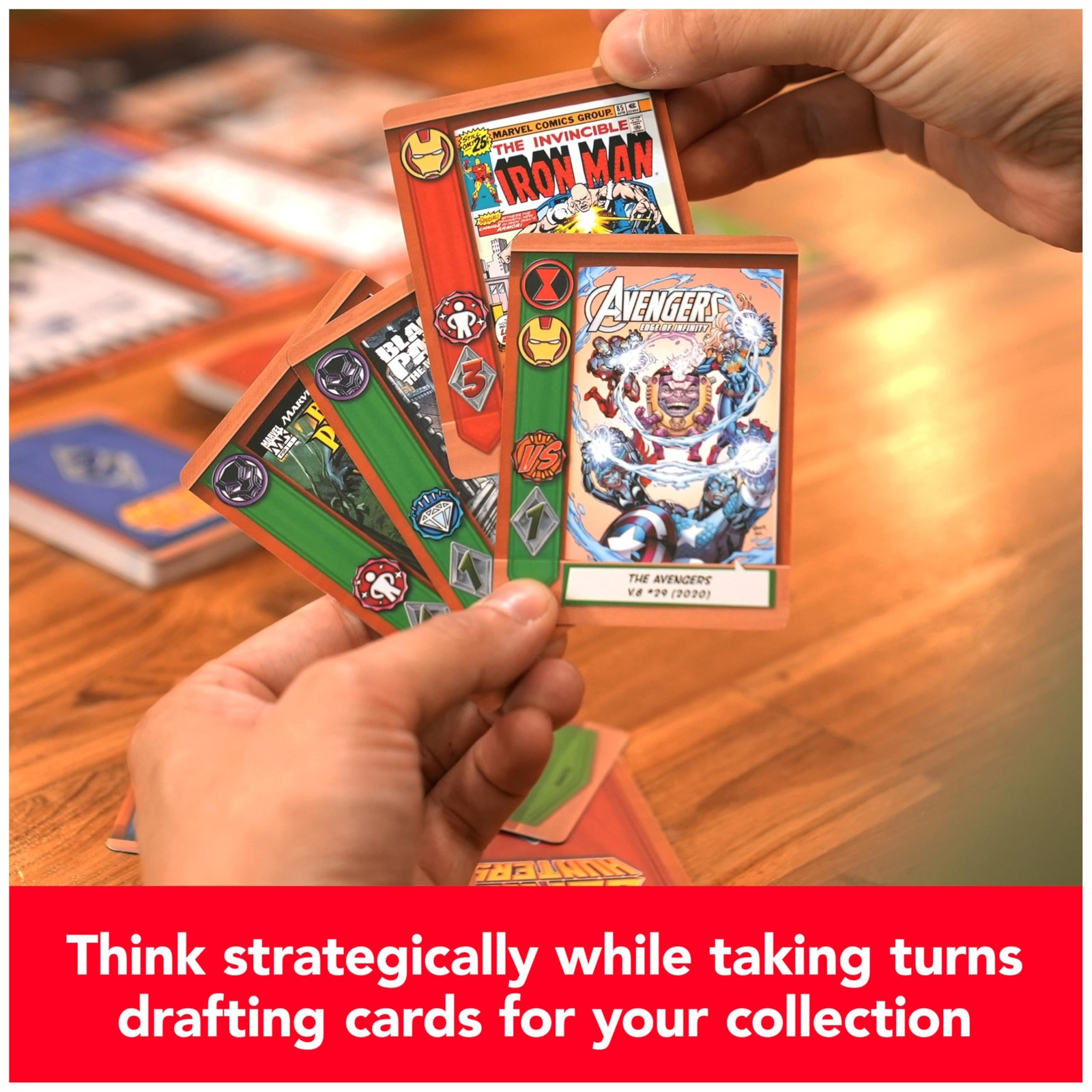 Marvel Comic Hunters Card Game – Strategy for 1-4 Players, Ages 14+