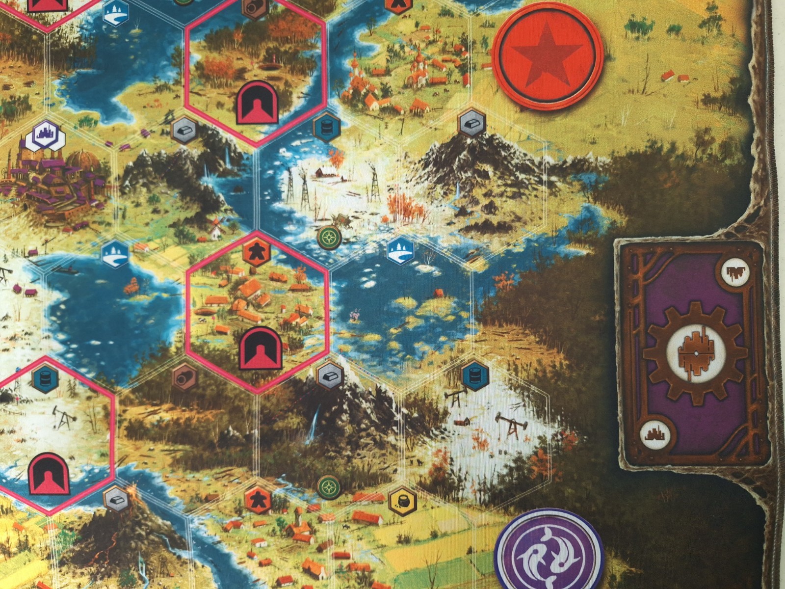 Official Scythe Neoprene Playmat 36″ x 28″ Board Game Mat – Stonemaier Games…