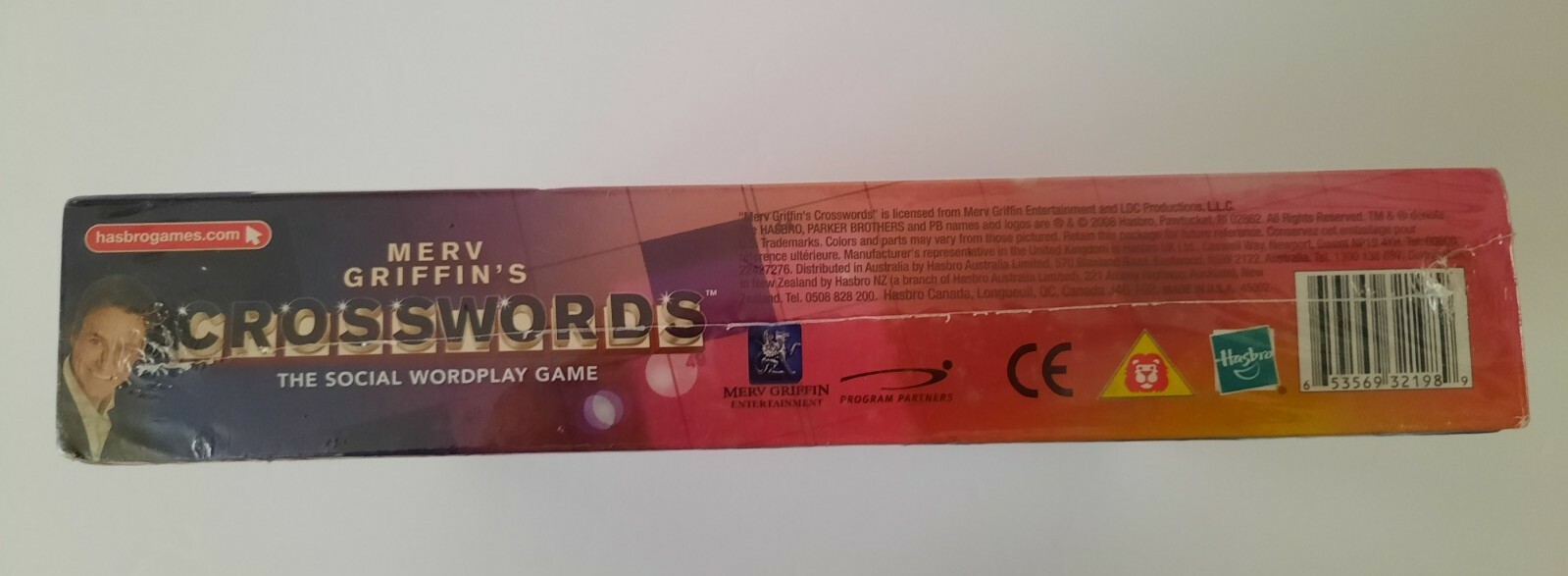 Merv Griffin’s Crosswords Social Wordplay Board Game 2008 Parker Brothers New