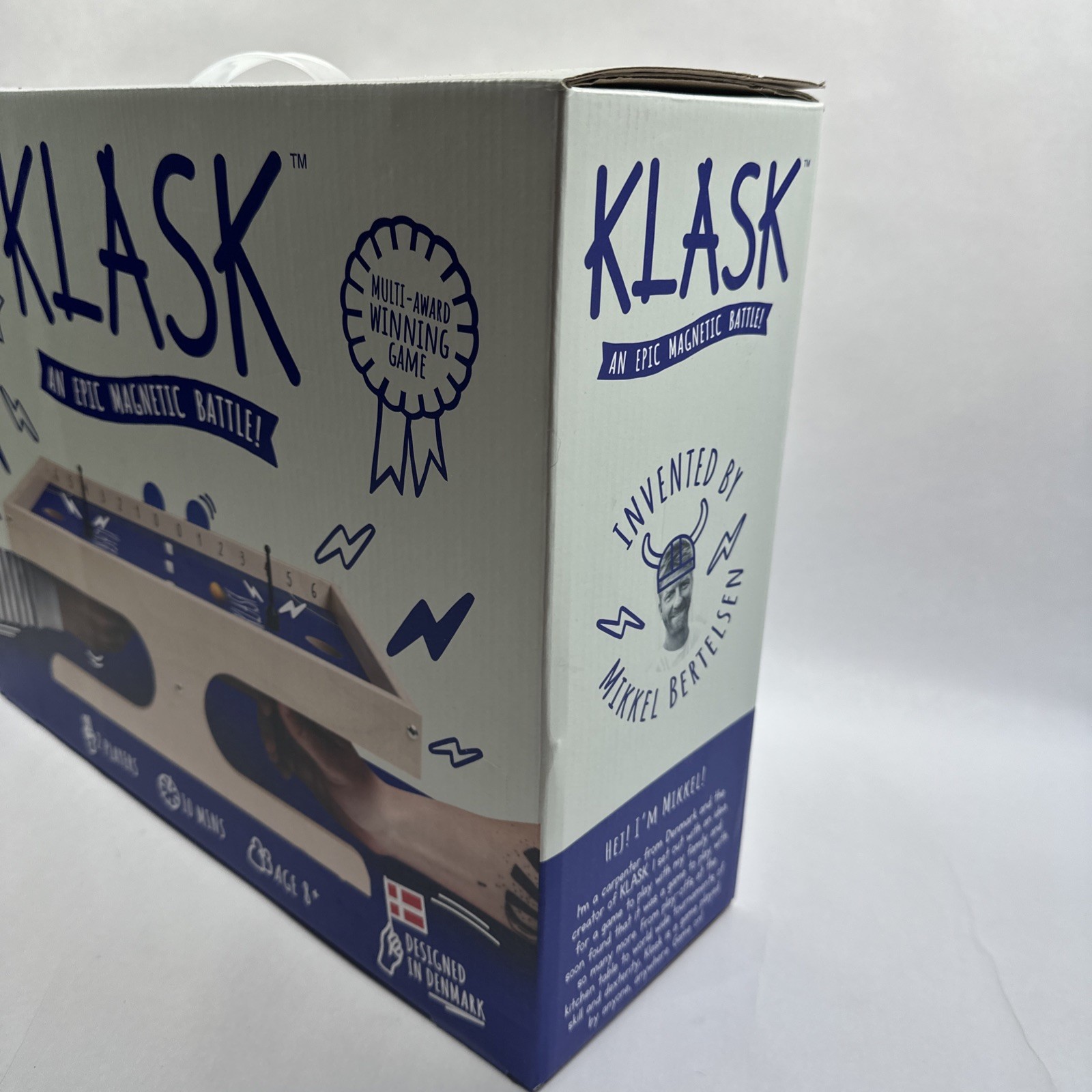 KLASK Magnetic Strategy Board Game, Austrian Game of the Year, 2 Players, 2016