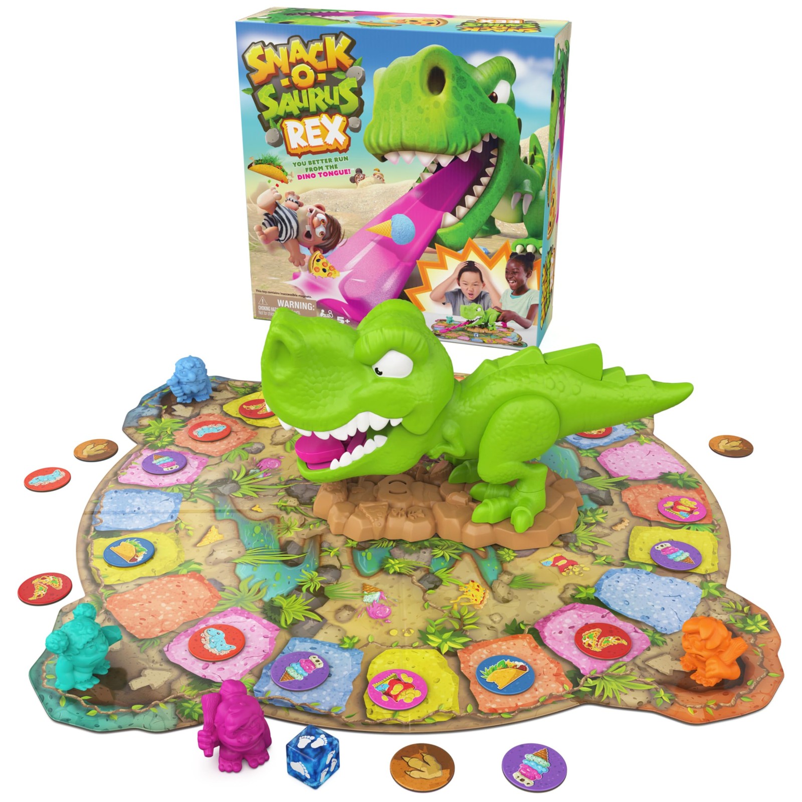 Snack O Saurus Rex Board Game Family Fun For Kids Ages 5 And Up