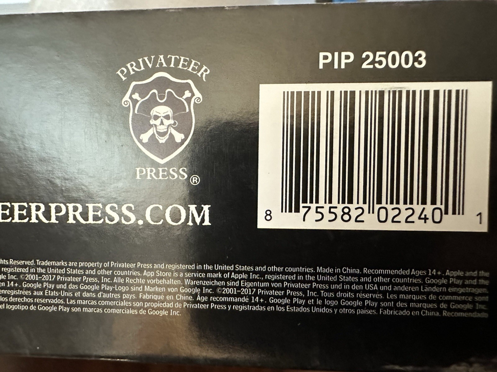 Privateer Press Company of Iron Miniatures Game Complete 2-Player PIP 25003