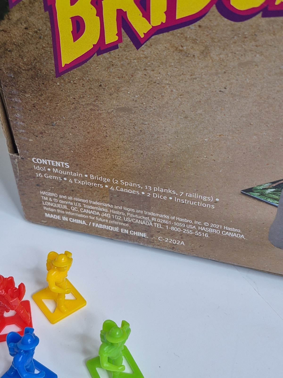 Hasbro Forbidden Bridge Board Game 2021 Complete But Some Replacement Parts READ