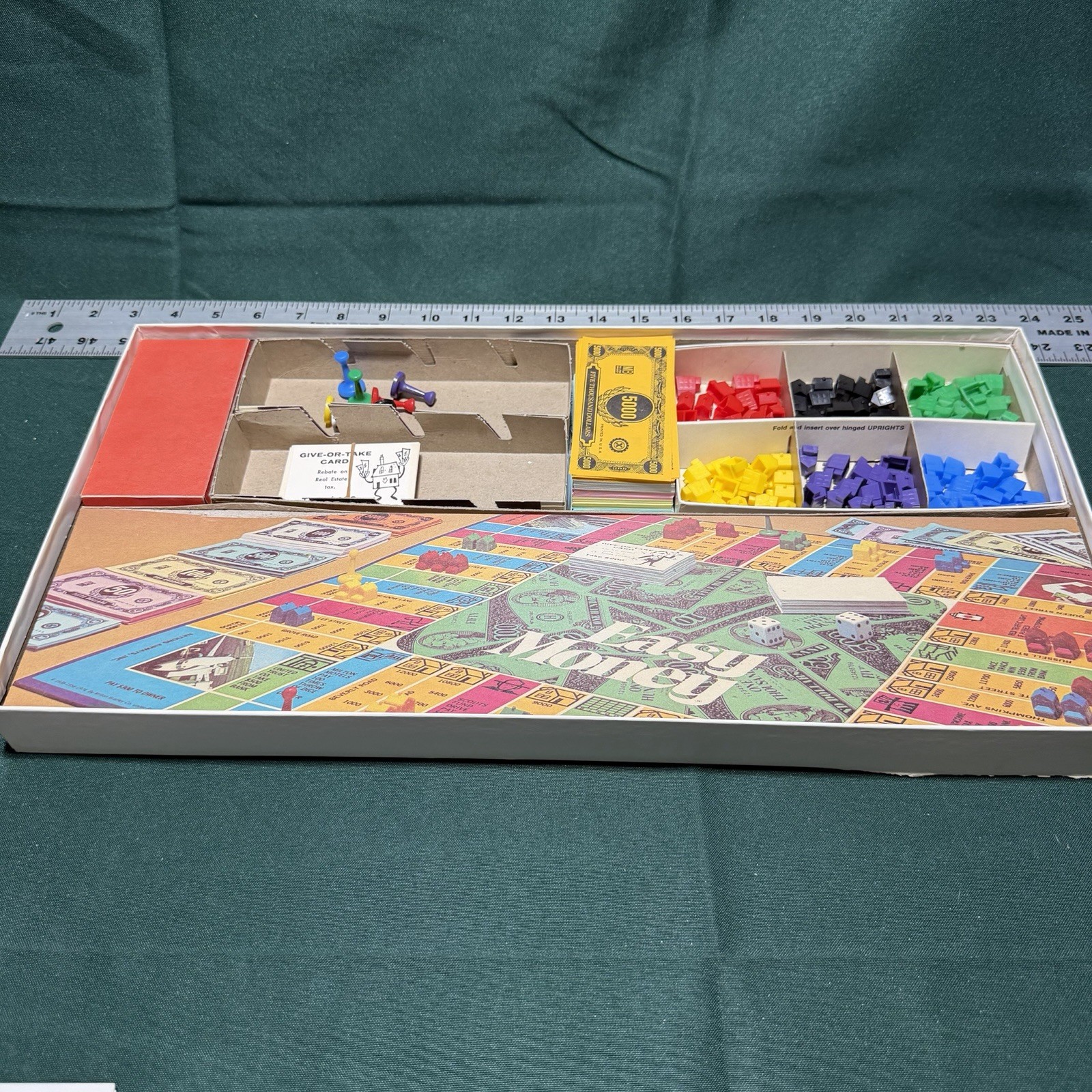 VTG 1974 Milton Bradley Easy Money Board Game – Complete – Light Use -Ships Free
