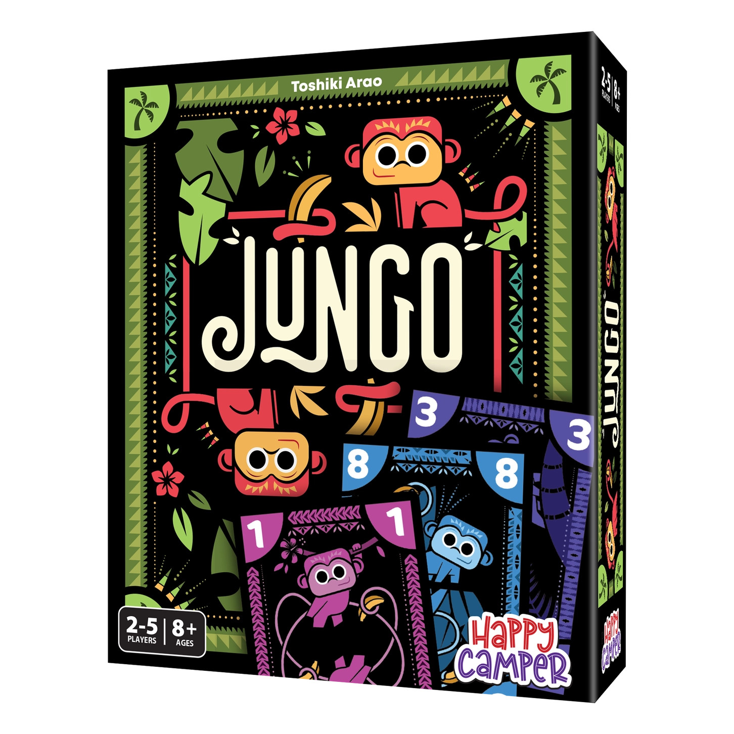 Jungo Card Game Happy Camper HCG-2005 Family Shedding Jungle Fast Quick