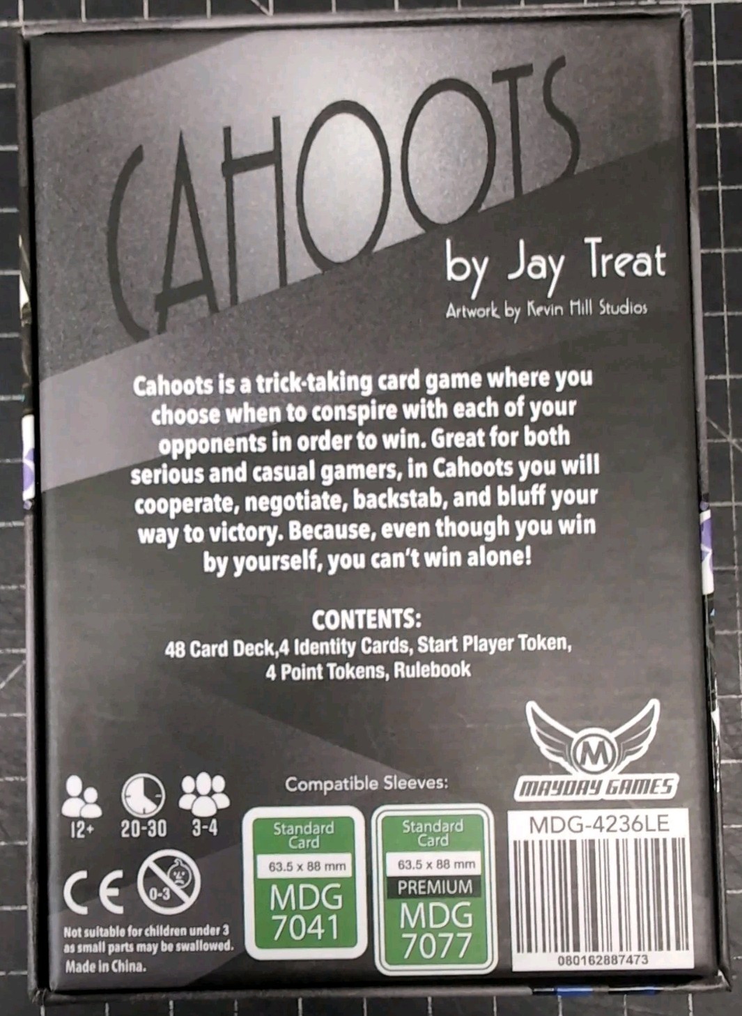 Cahoots Trick-Taking Card Game By Jay Treat And Mayday Games