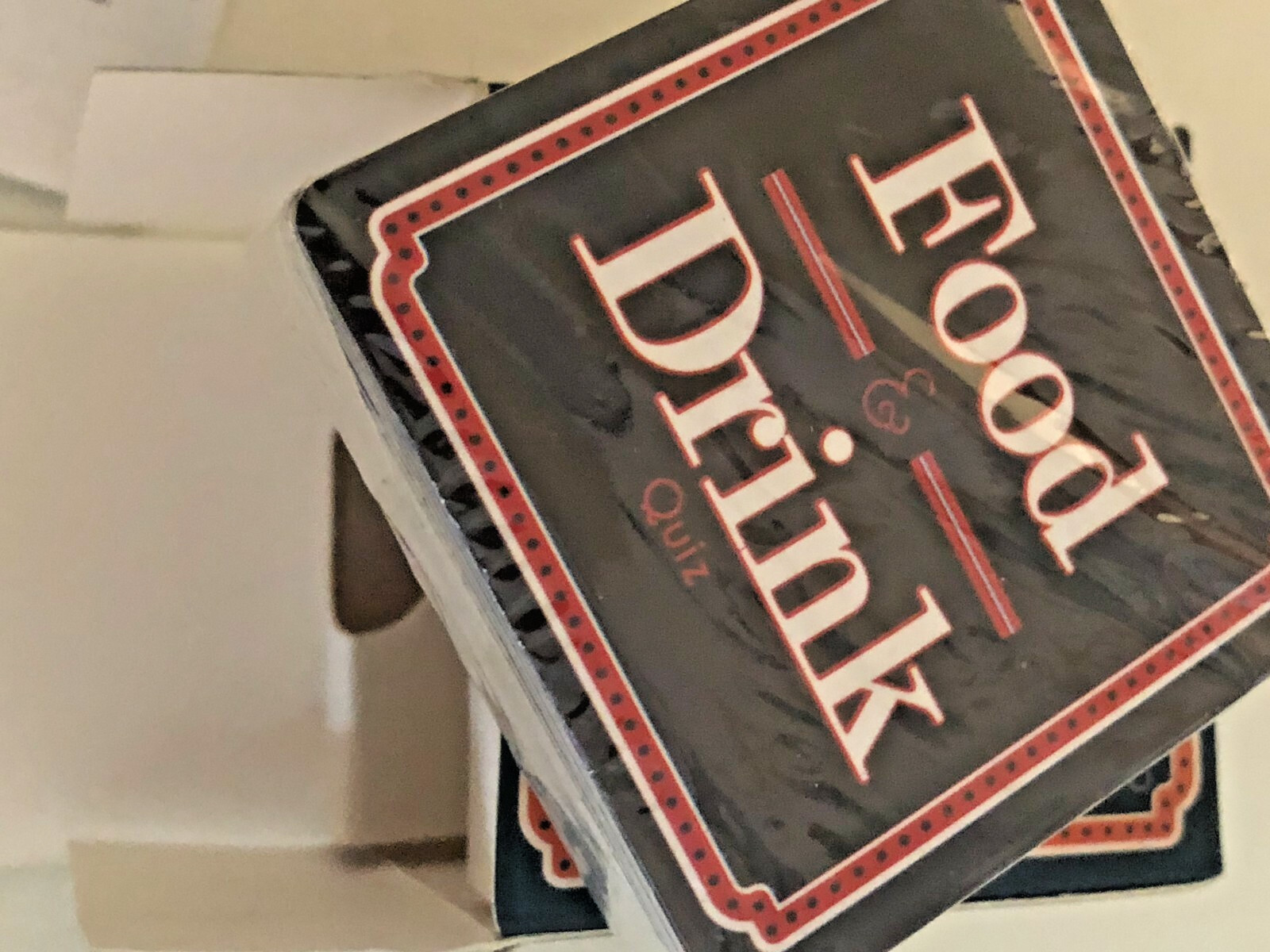 After Dinner Food & Drink Trivia Game 50 Quiz Cards Foodie Party Gift